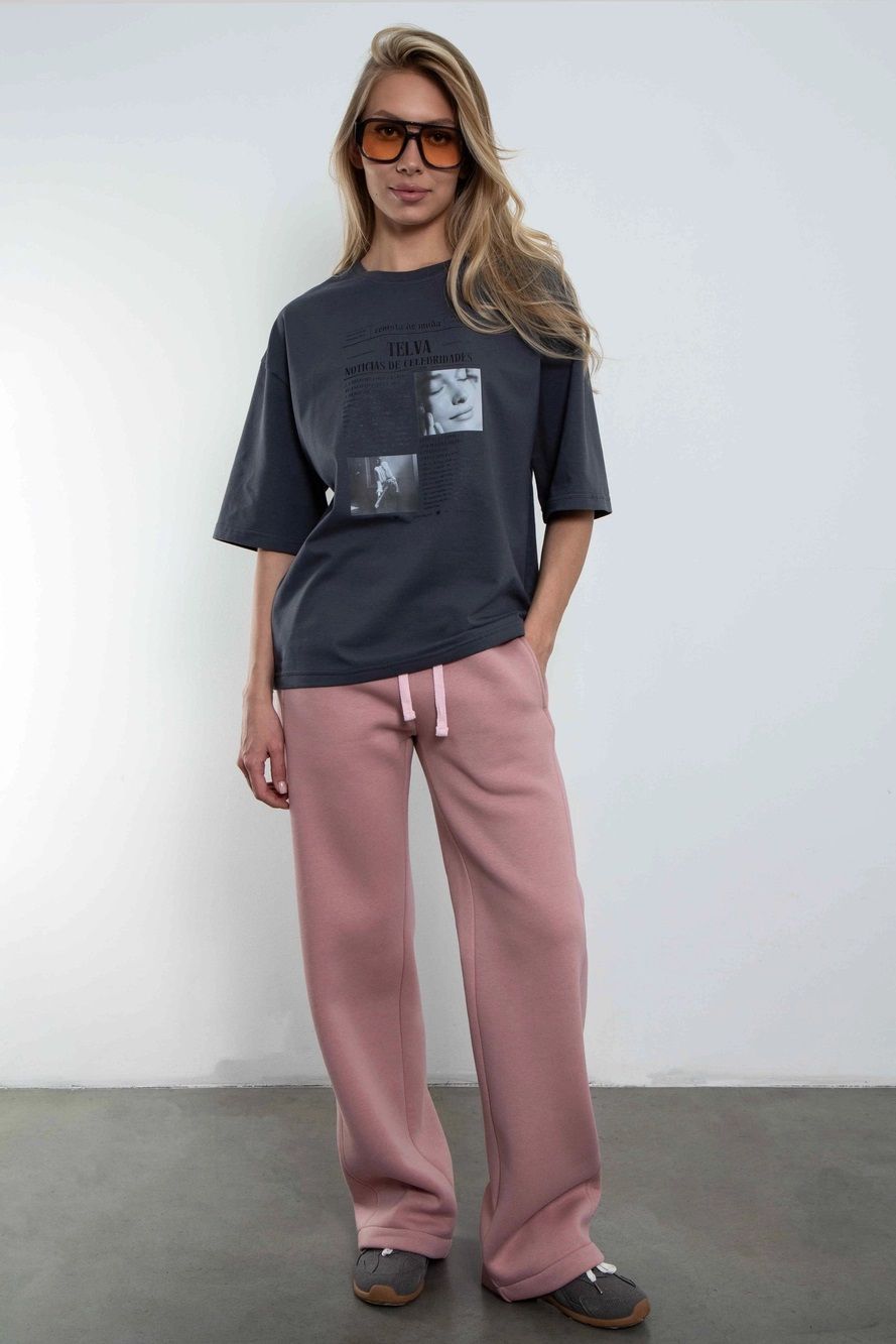 Футболка трикотажная с принтом Kosmos(фото2)