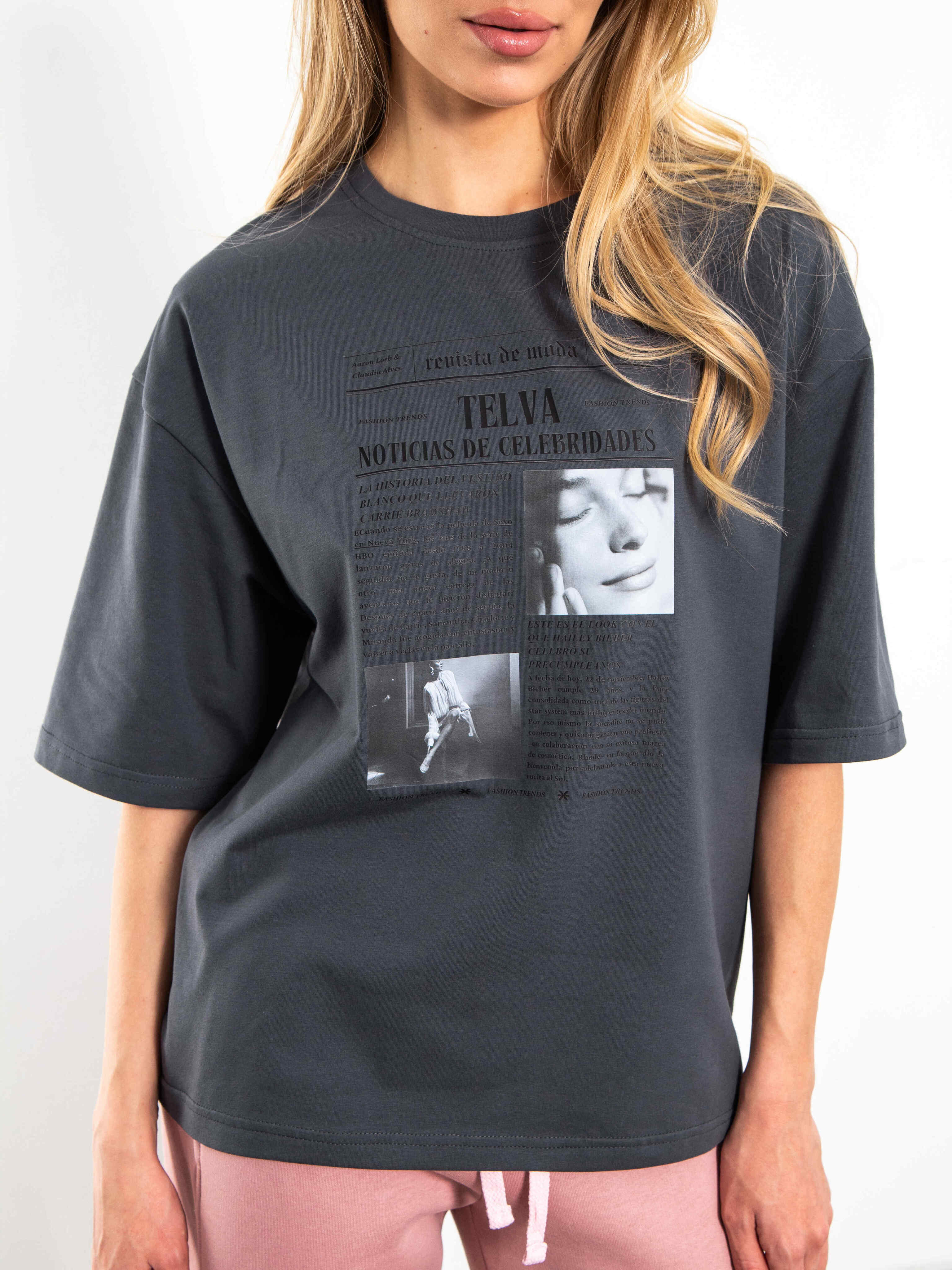 Футболка трикотажная с принтом Kosmos(фото3)