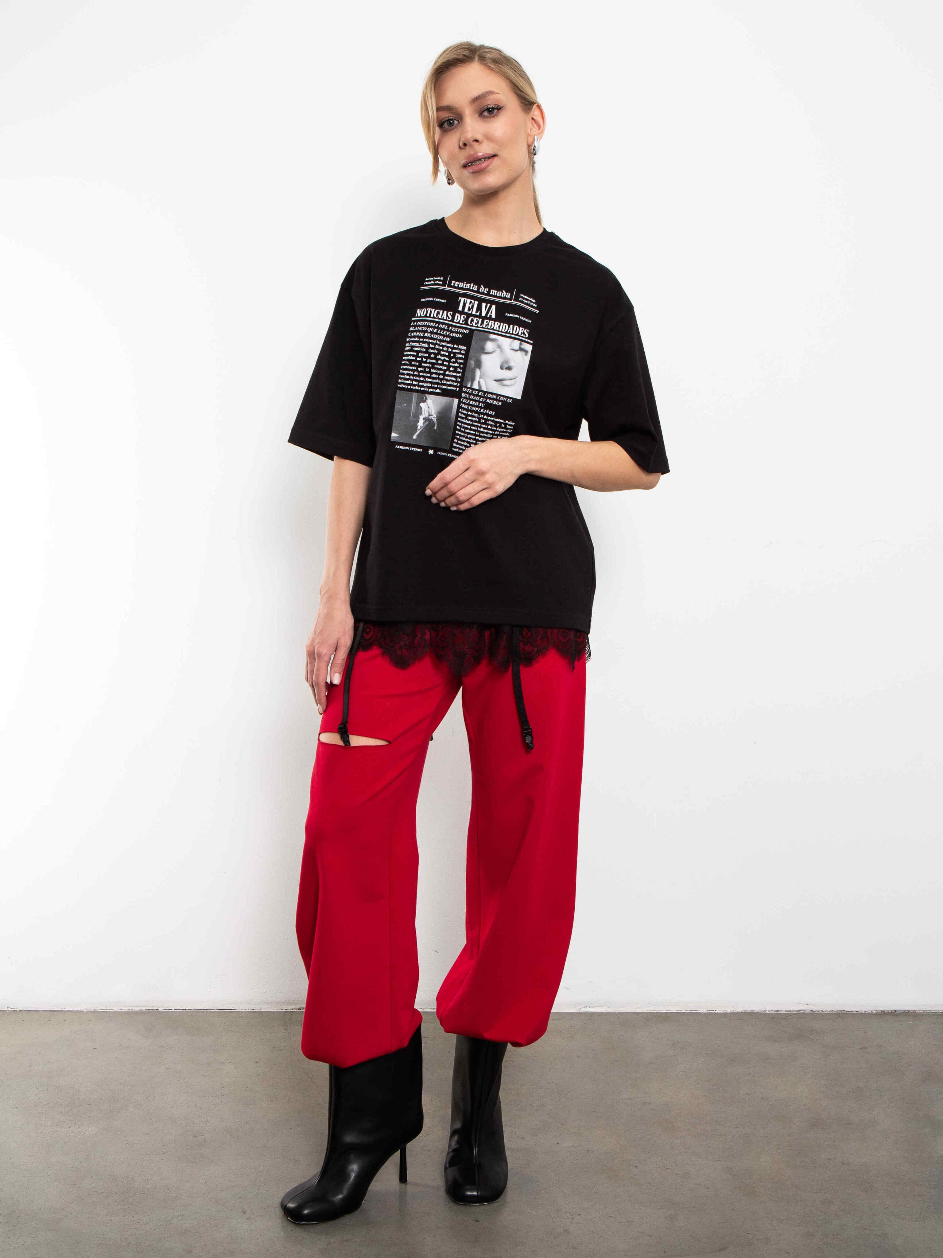 Футболка чёрная с принтом Kosmos(фото2)