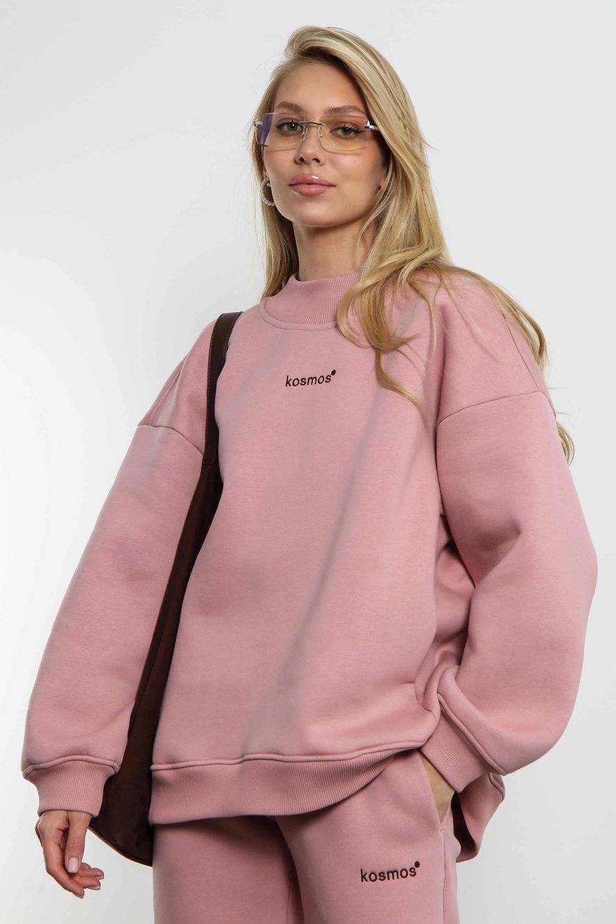 Свитшот женский оверсайз с начёсом Kosmos