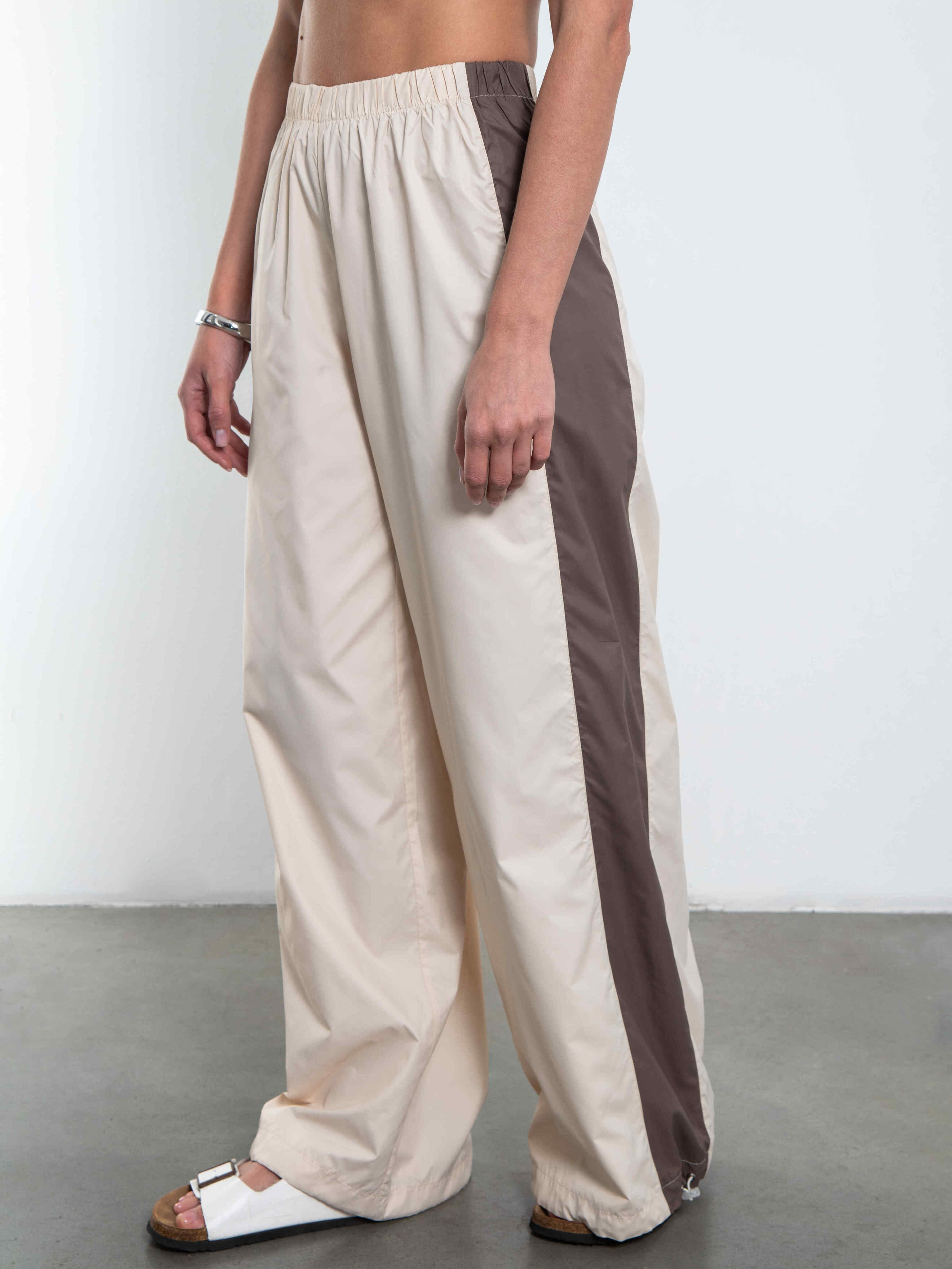 Брюки-трансформеры бежевые из премиальной курточной ткани Kosmos(фото7)