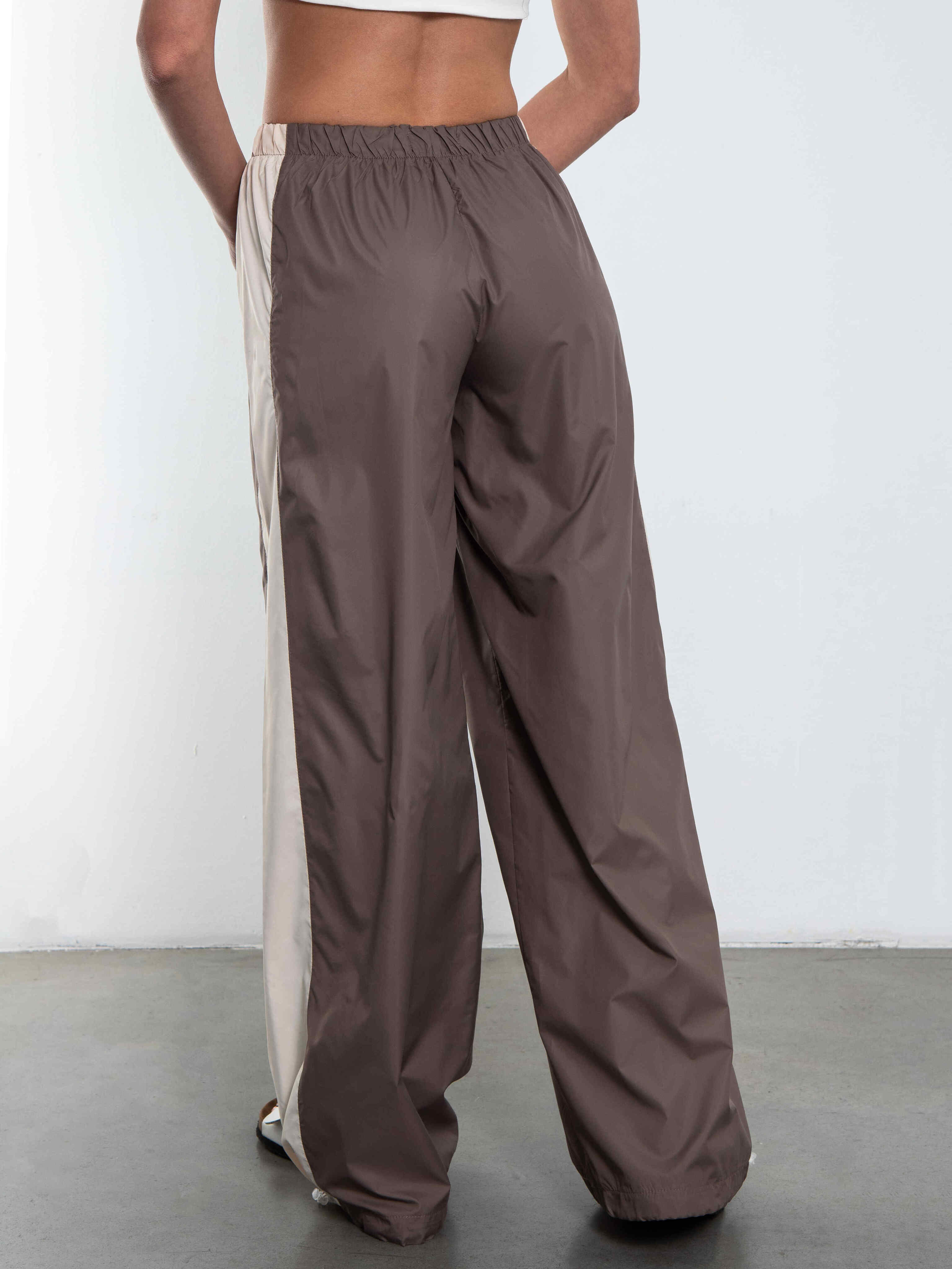 Брюки-трансформеры коричневые из премиальной курточной ткани Kosmos(фото6)