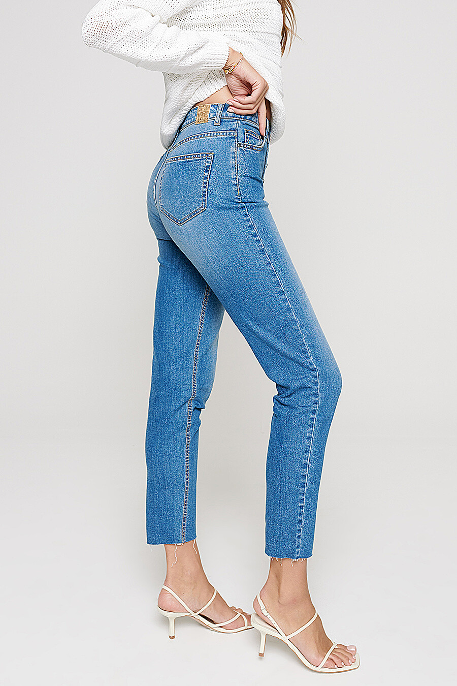 Оригинальные женские джинсы CON-189 mid blue 48 размера Conte-177519-Н  цена-4455 р. в интернет магазине beauti-full.ru