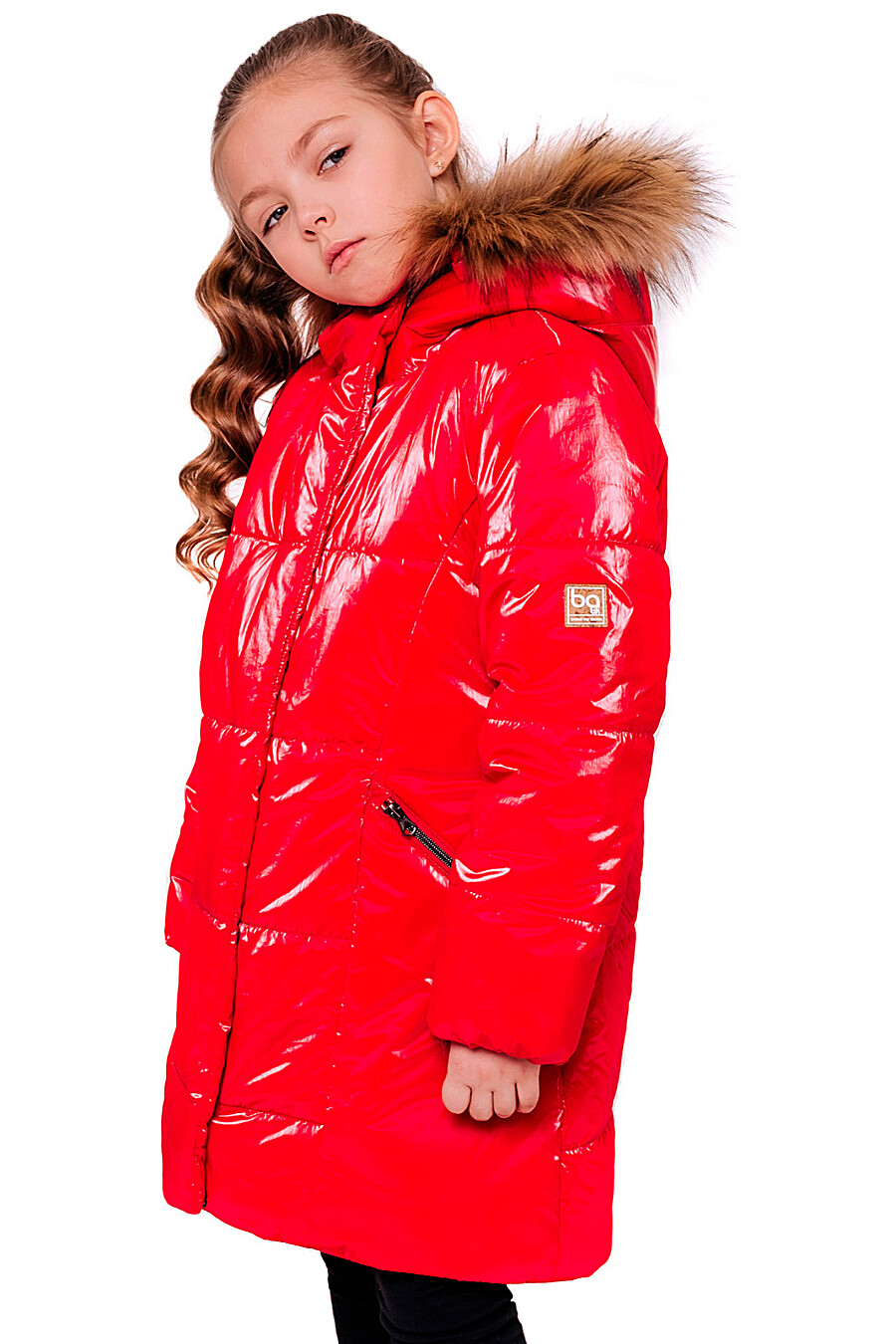 Яркое пальто для девочки 330-21з-2 Batik(фото2)