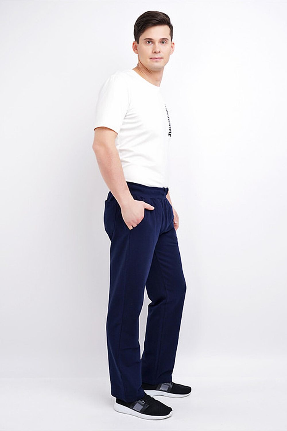 Комфортные брюки прямого силуэта 600946а Clever men(фото2)