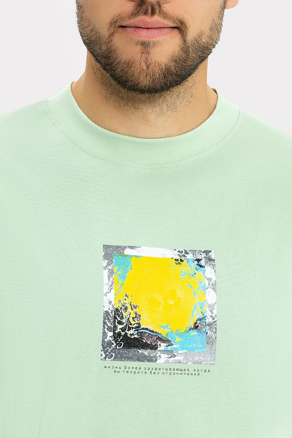 Мужская футболка с коротким рукавом Ф22/3037П-0 Mark Formelle men(фото3)