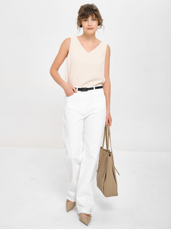 Топ с V-образным вырезом горловины Priz(фото2)