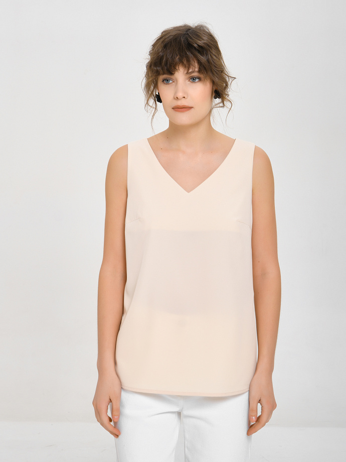 Топ с V-образным вырезом горловины Priz(фото3)
