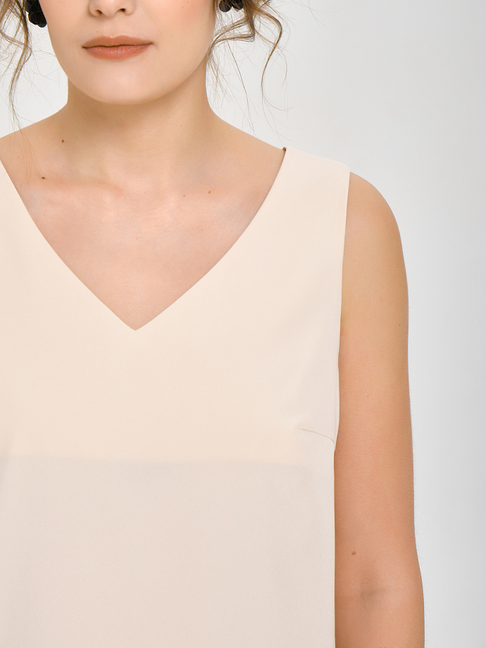 Топ с V-образным вырезом горловины Priz(фото4)