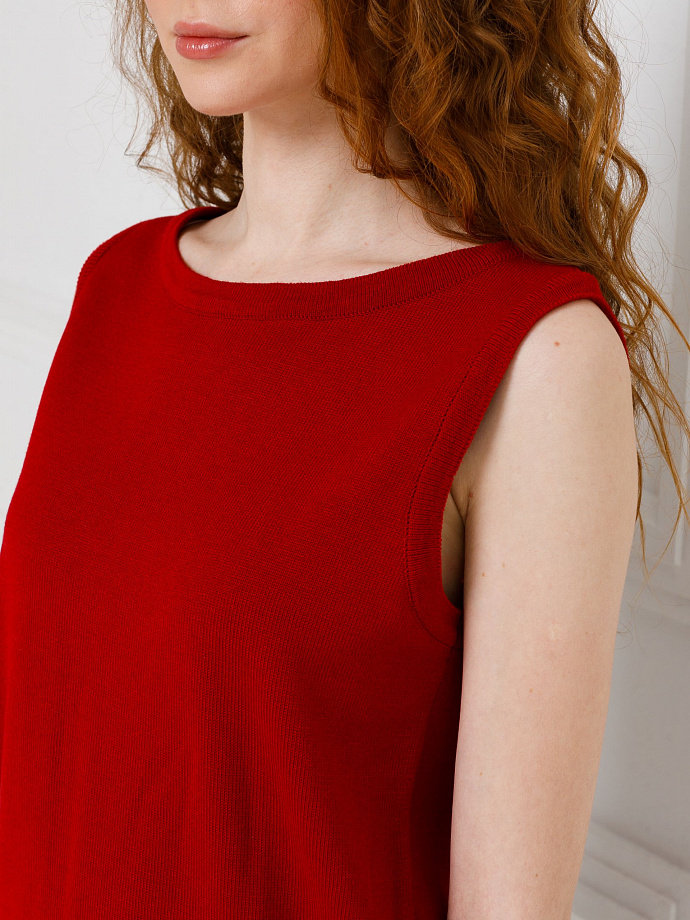 Блуза вязаная без рукавов Priz(фото4)