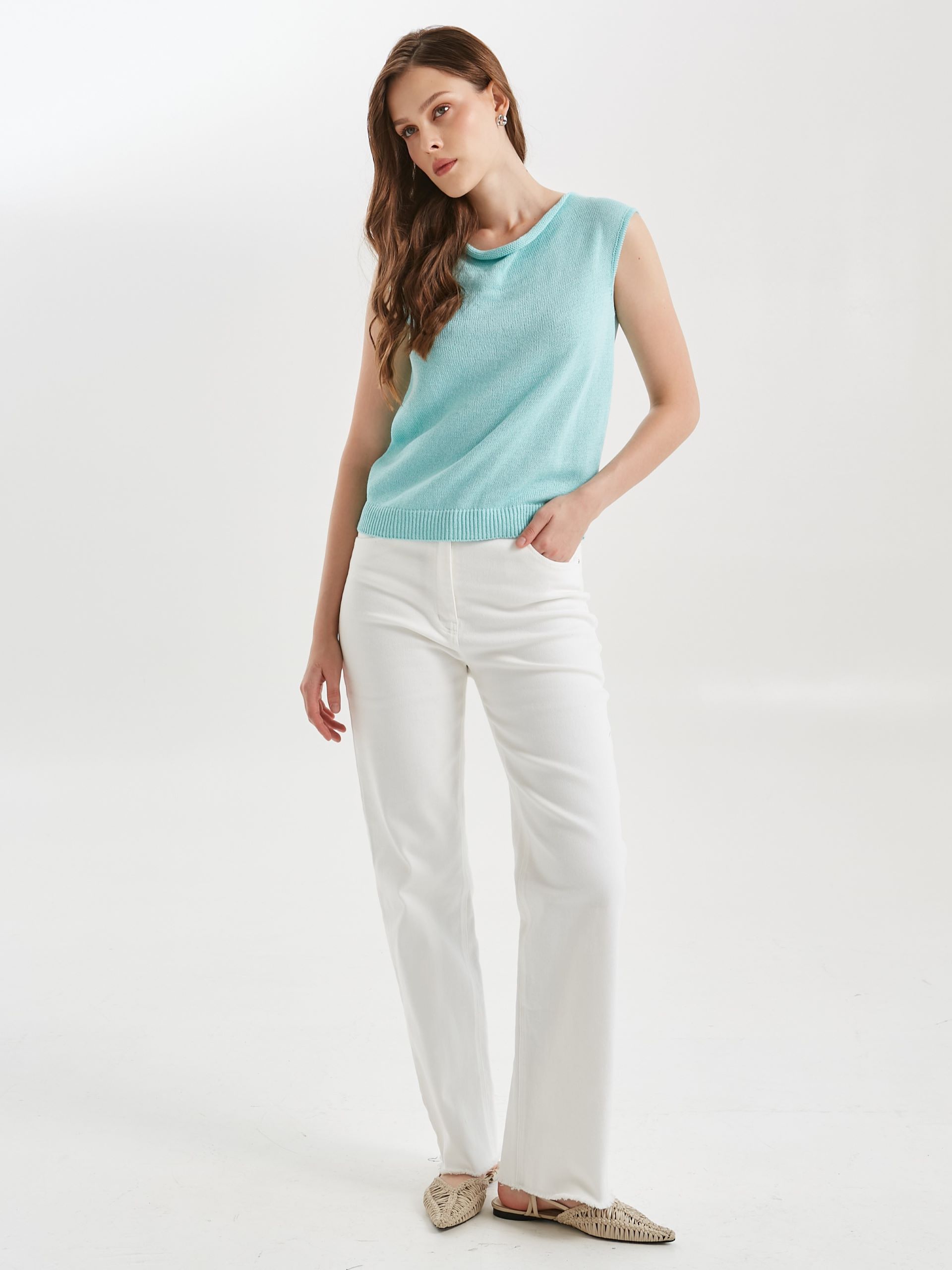 Блузка вязаная без рукавов Priz(фото2)