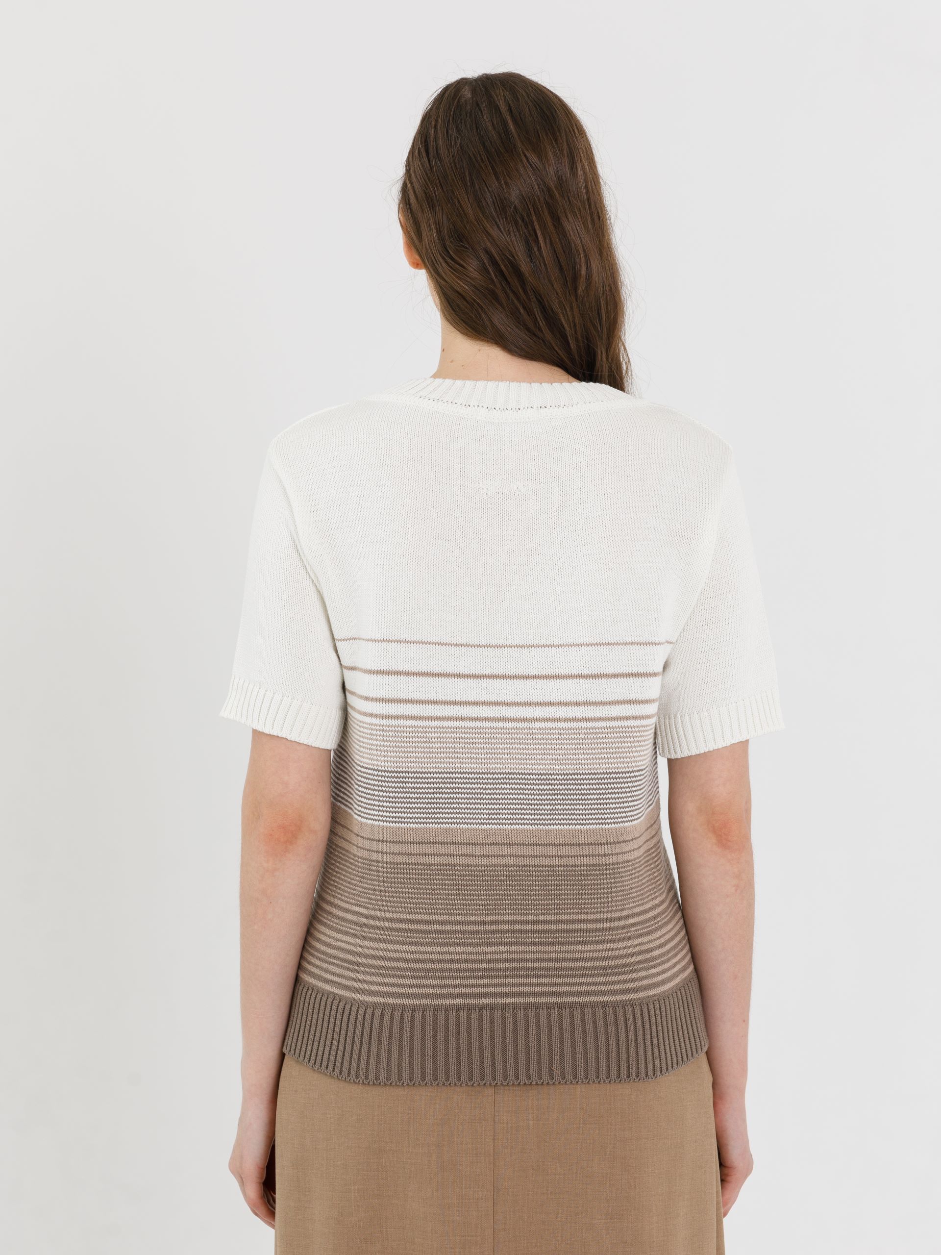 Блуза вязаная в полоску Priz(фото6)