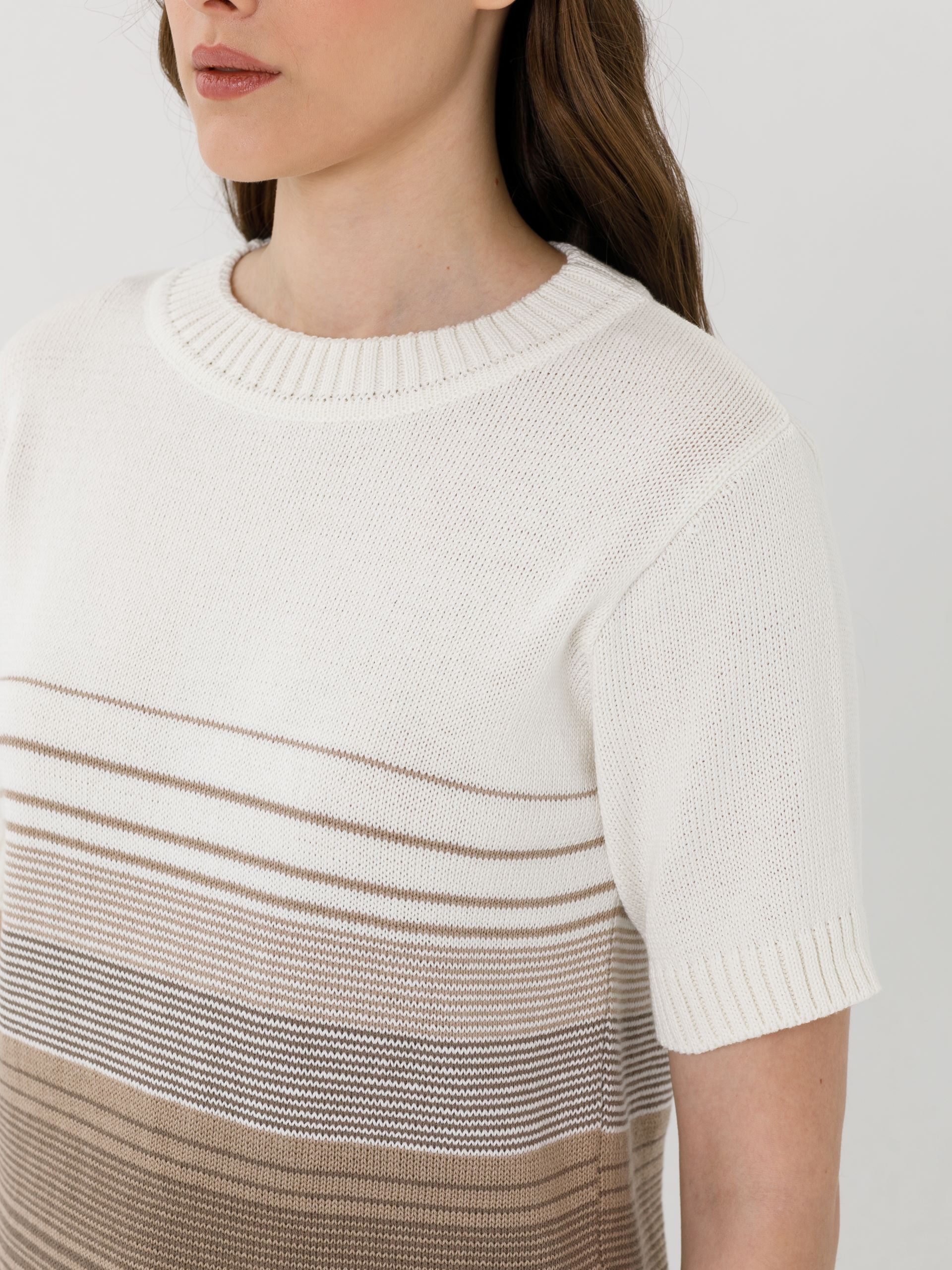 Блуза вязаная в полоску Priz(фото4)