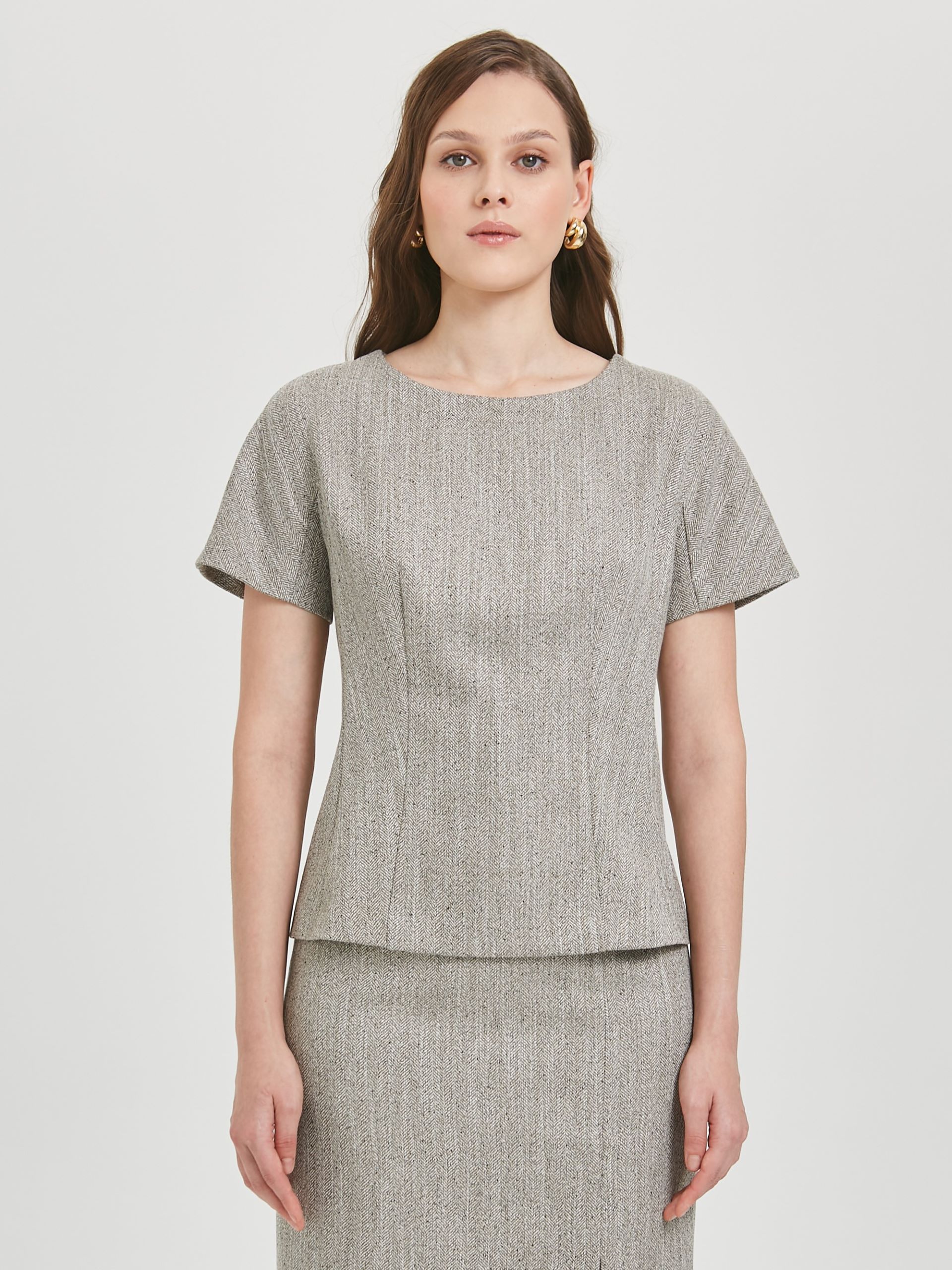 Блузка с цельнокроеным рукавом Priz(фото3)