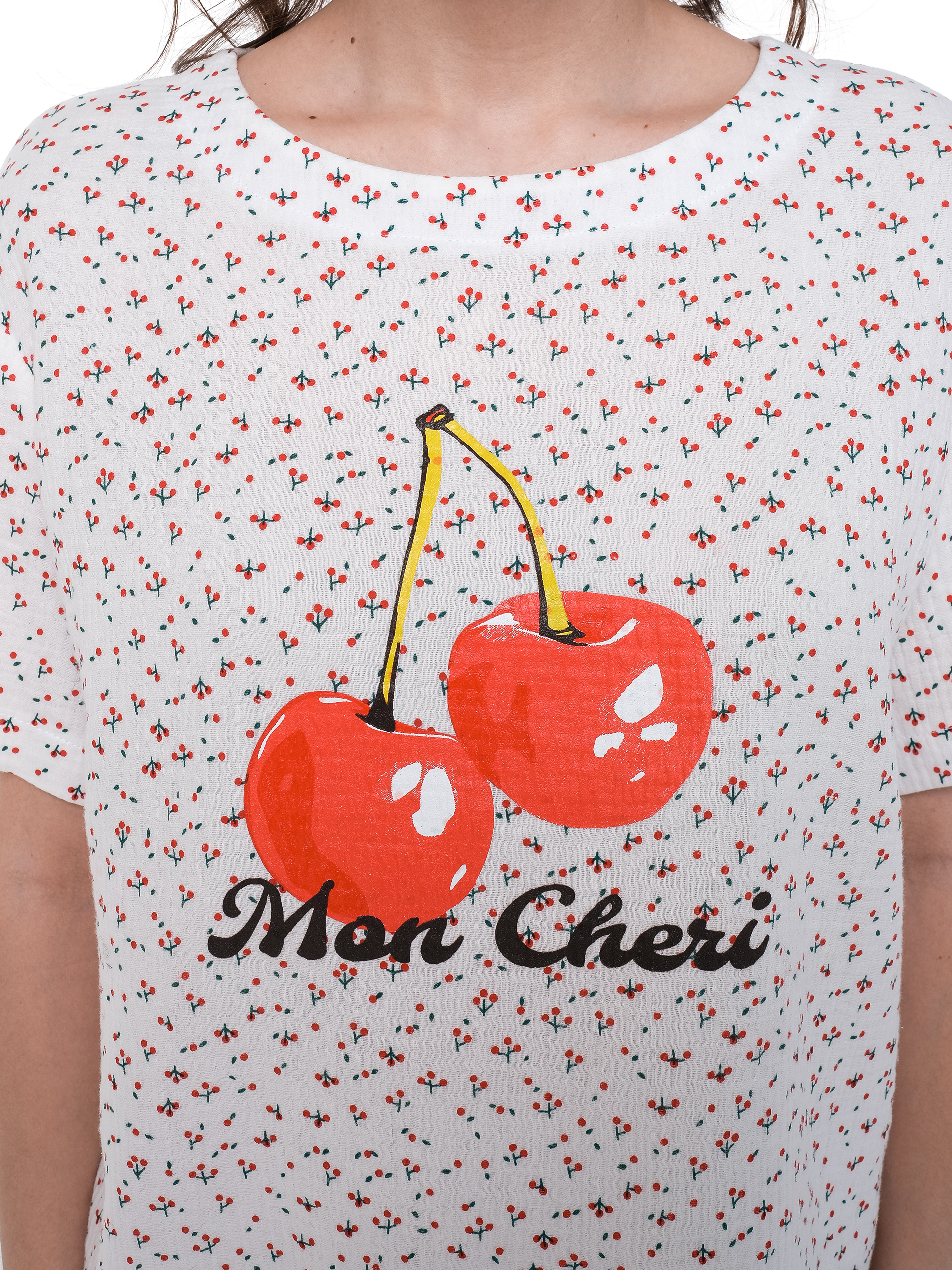 Блузка из муслина с принтом Priz(фото4)