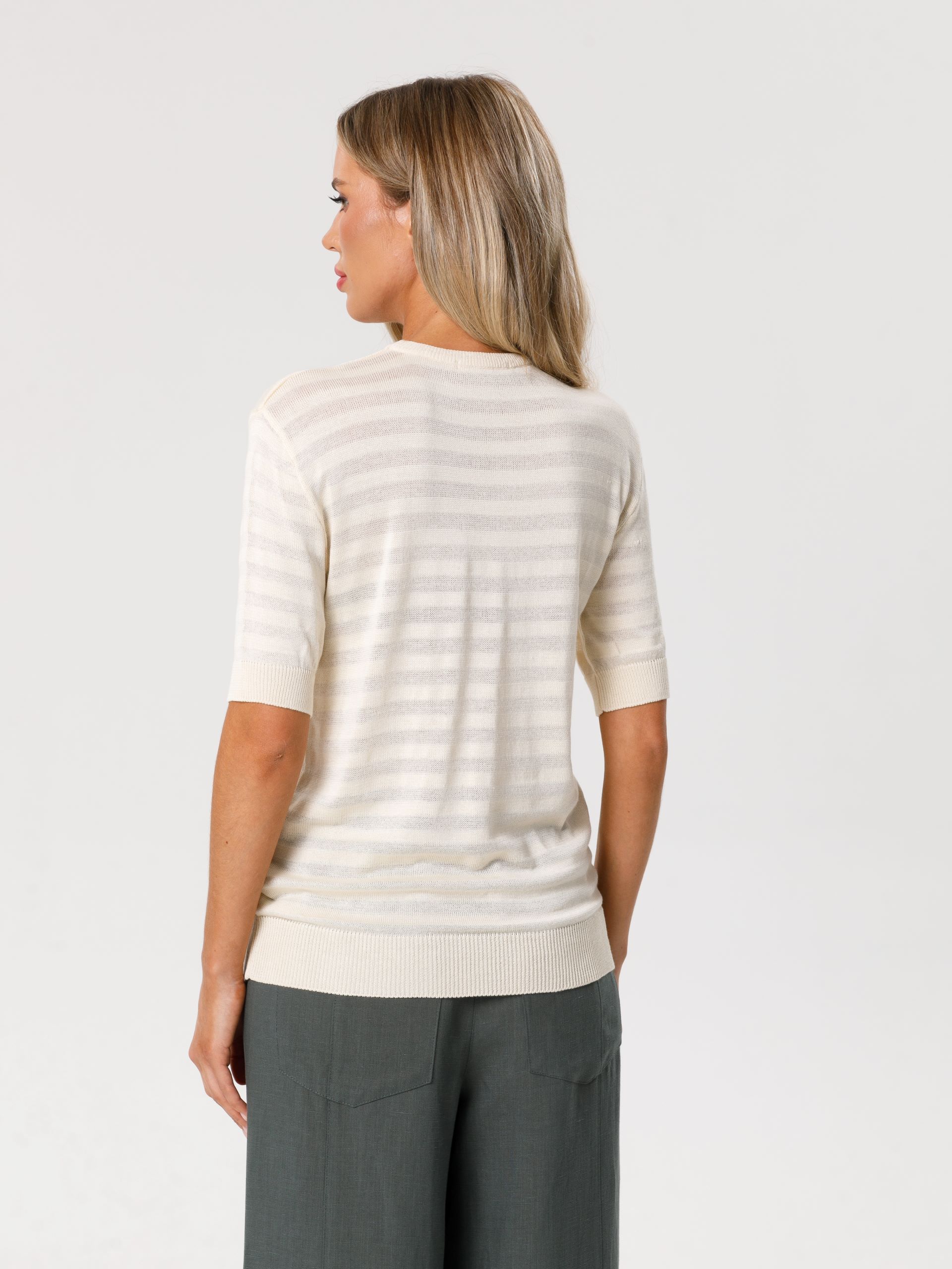 Блуза вязаная с короткими рукавами Priz(фото6)