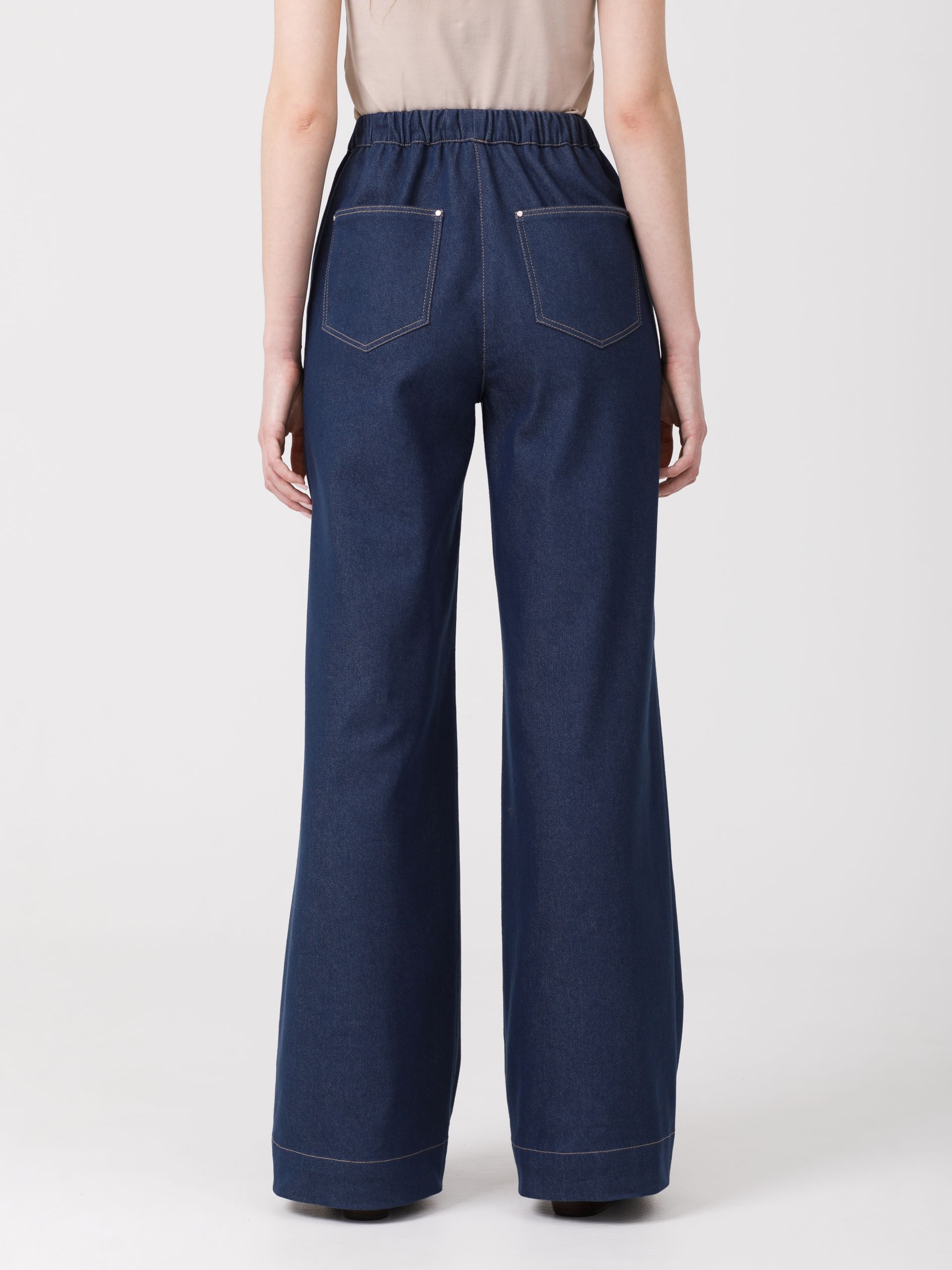 Джинсы сине-серые на эластичном поясе Priz(фото4)