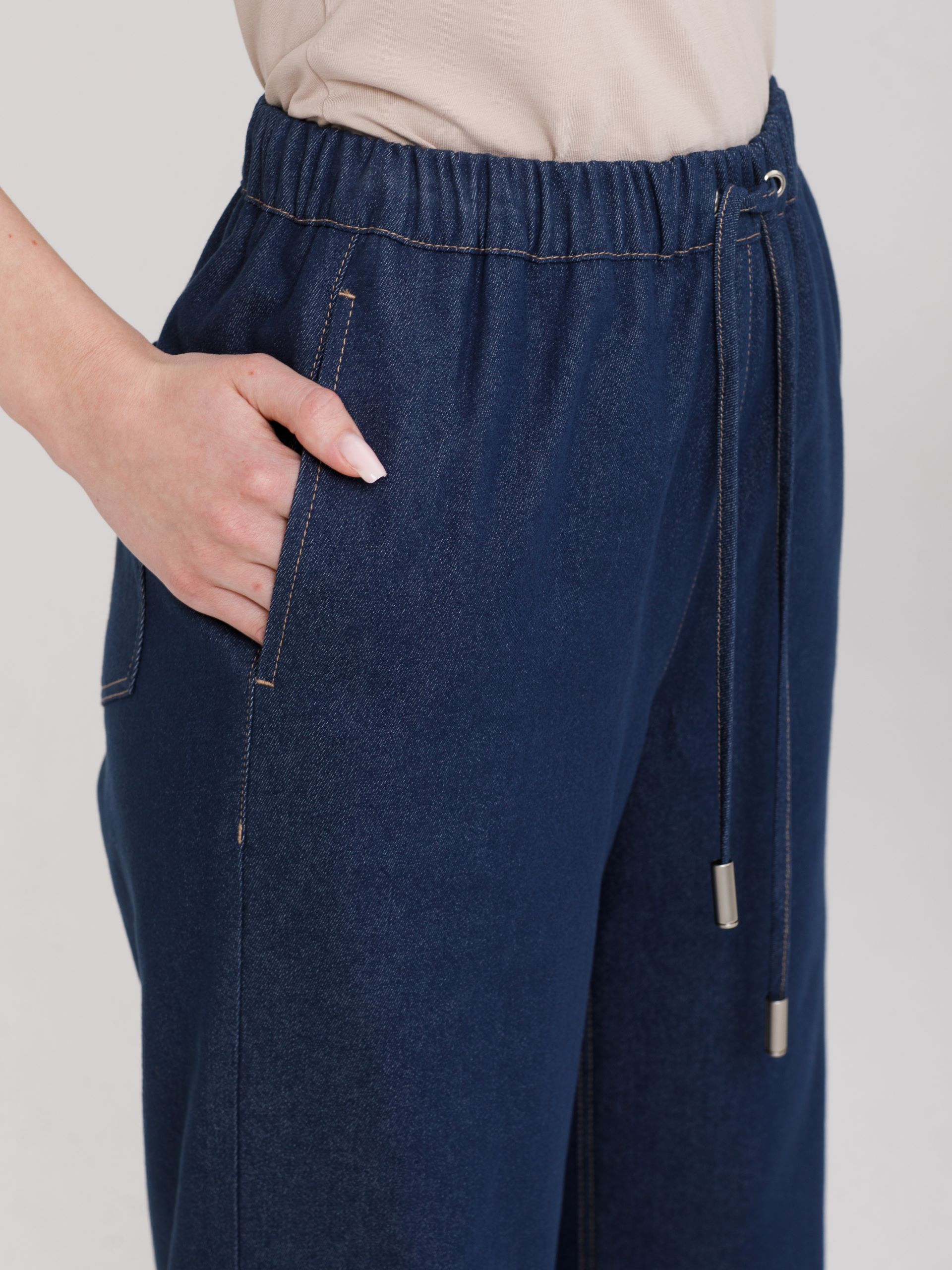 Джинсы сине-серые на эластичном поясе Priz(фото3)