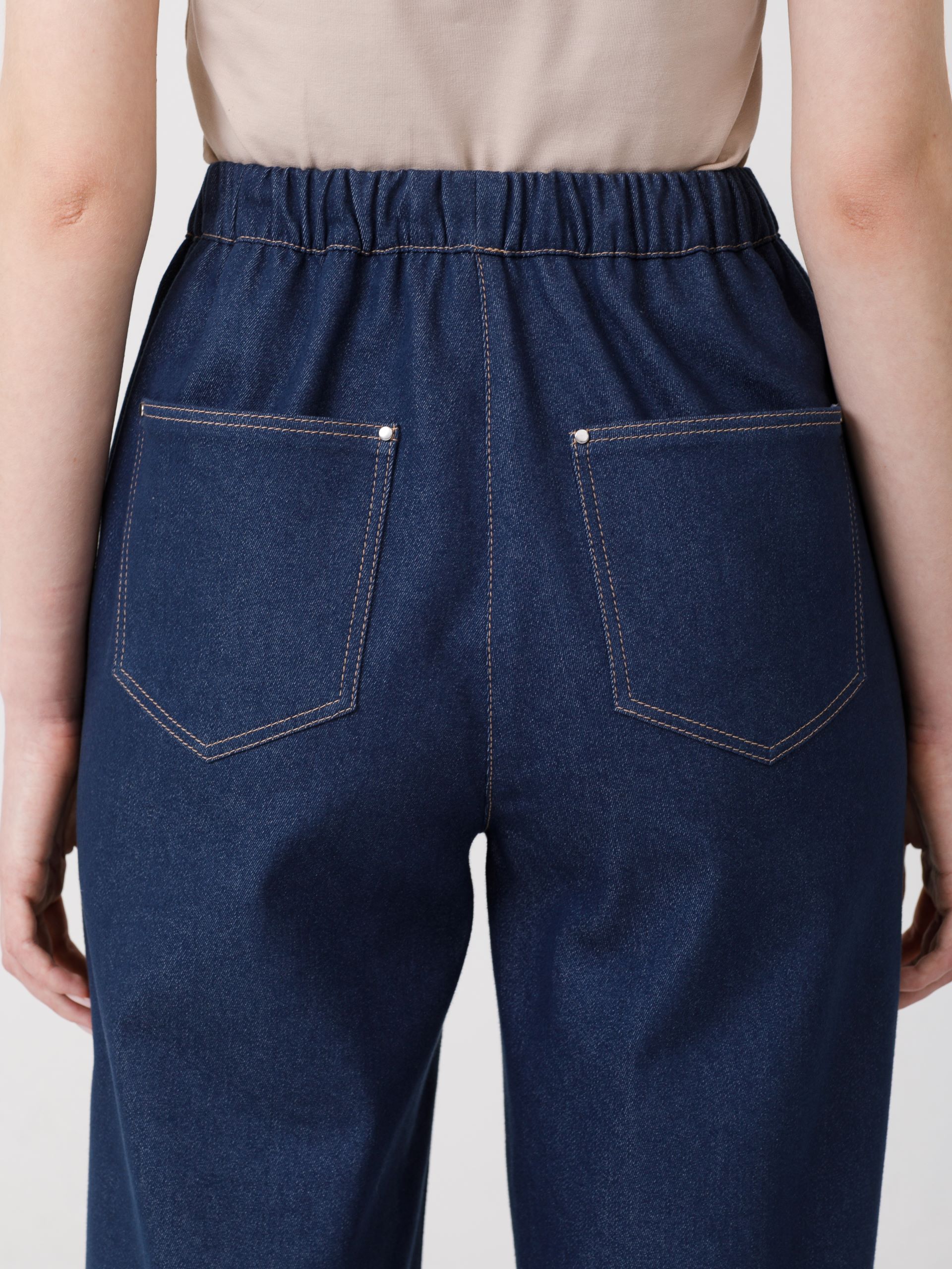 Джинсы сине-серые на эластичном поясе Priz(фото5)