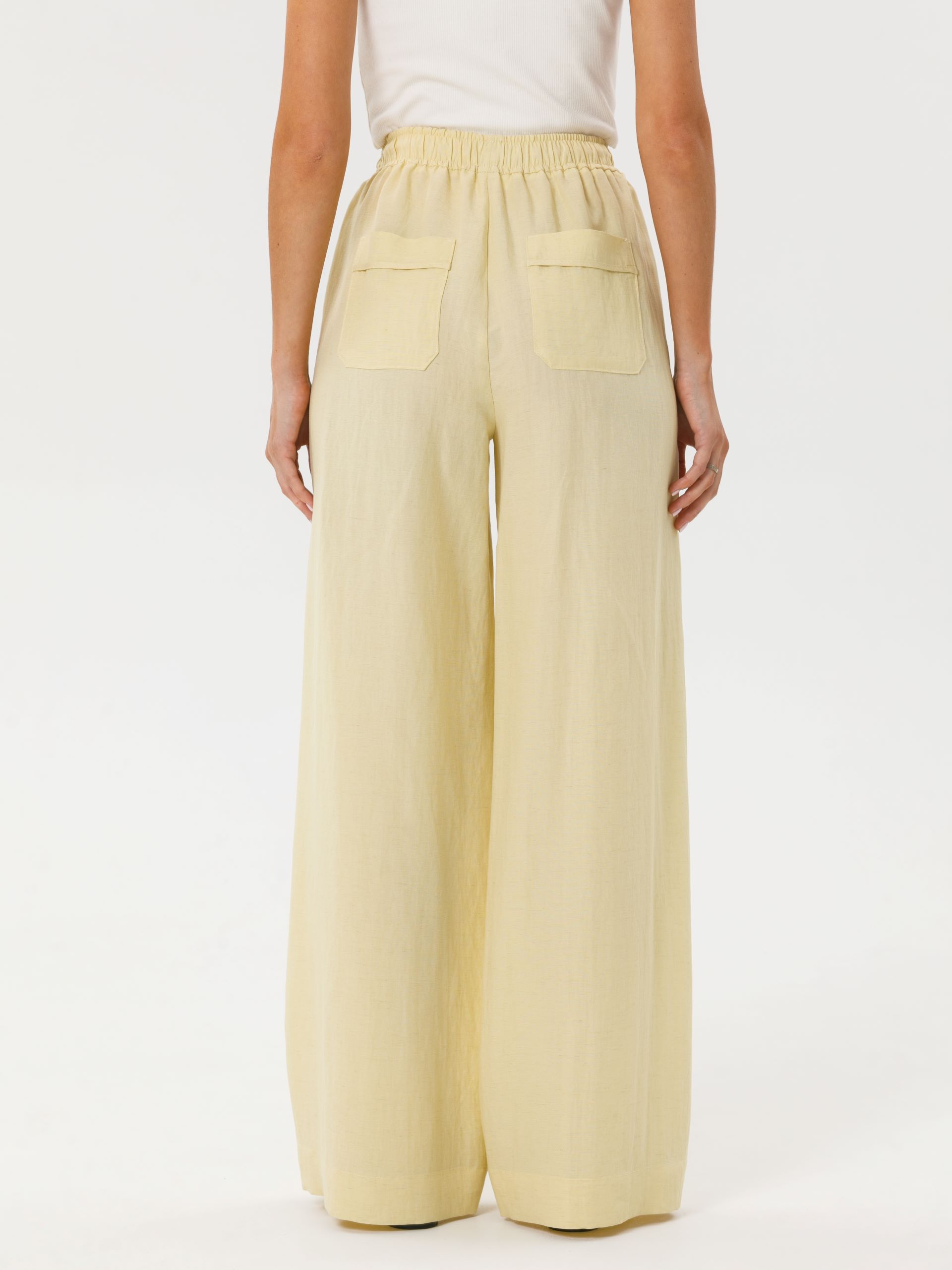 Брюки на эластичном поясе в цвете лайм Priz(фото5)