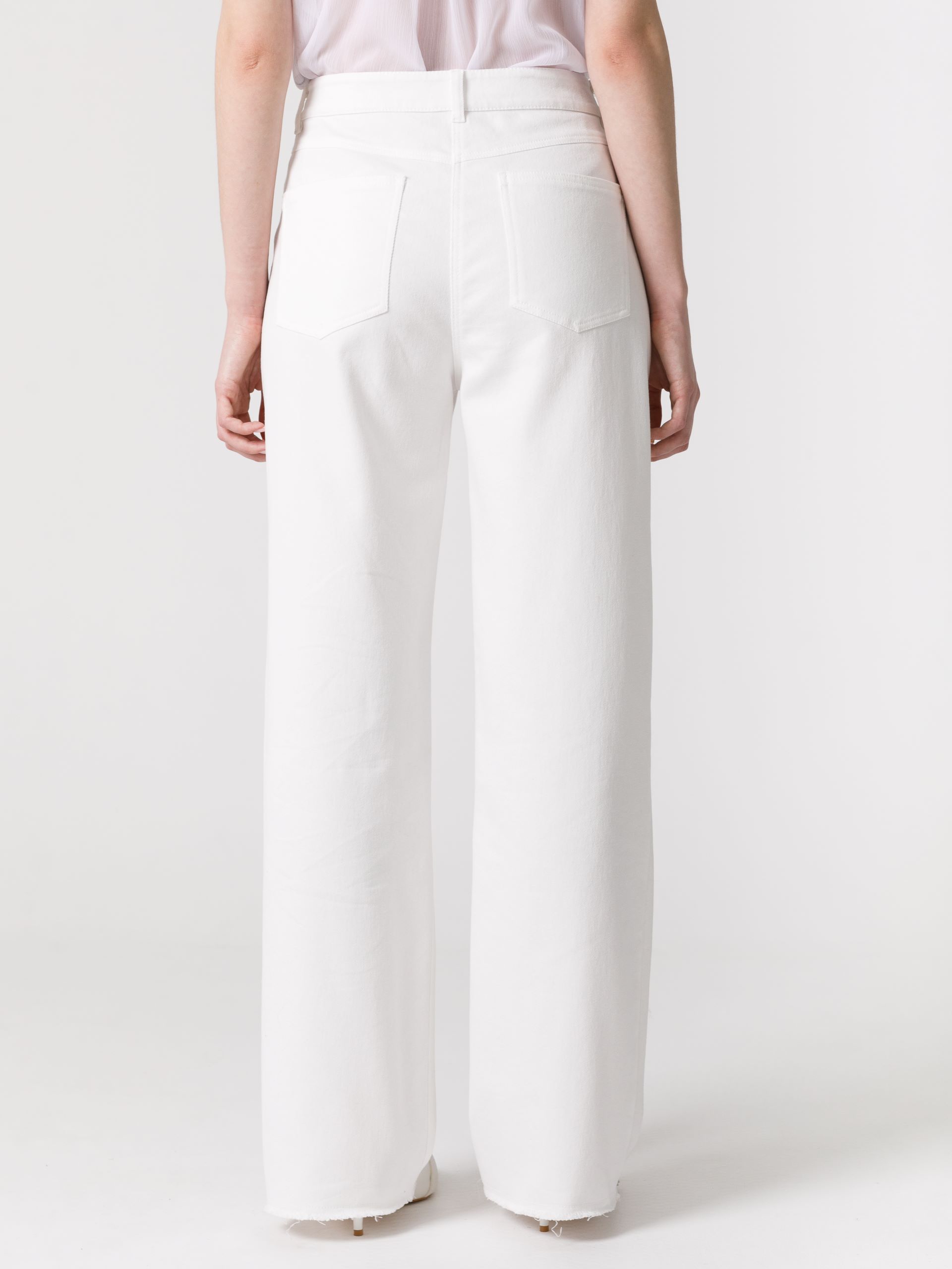 Джинсы молочного цвета на каждый день Priz(фото5)