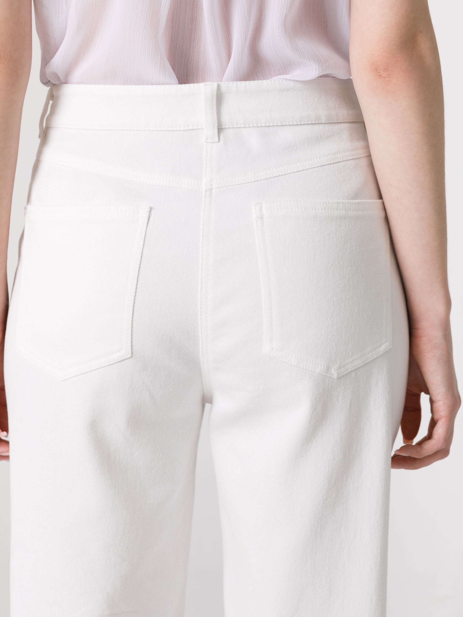 Джинсы молочного цвета на каждый день Priz(фото7)