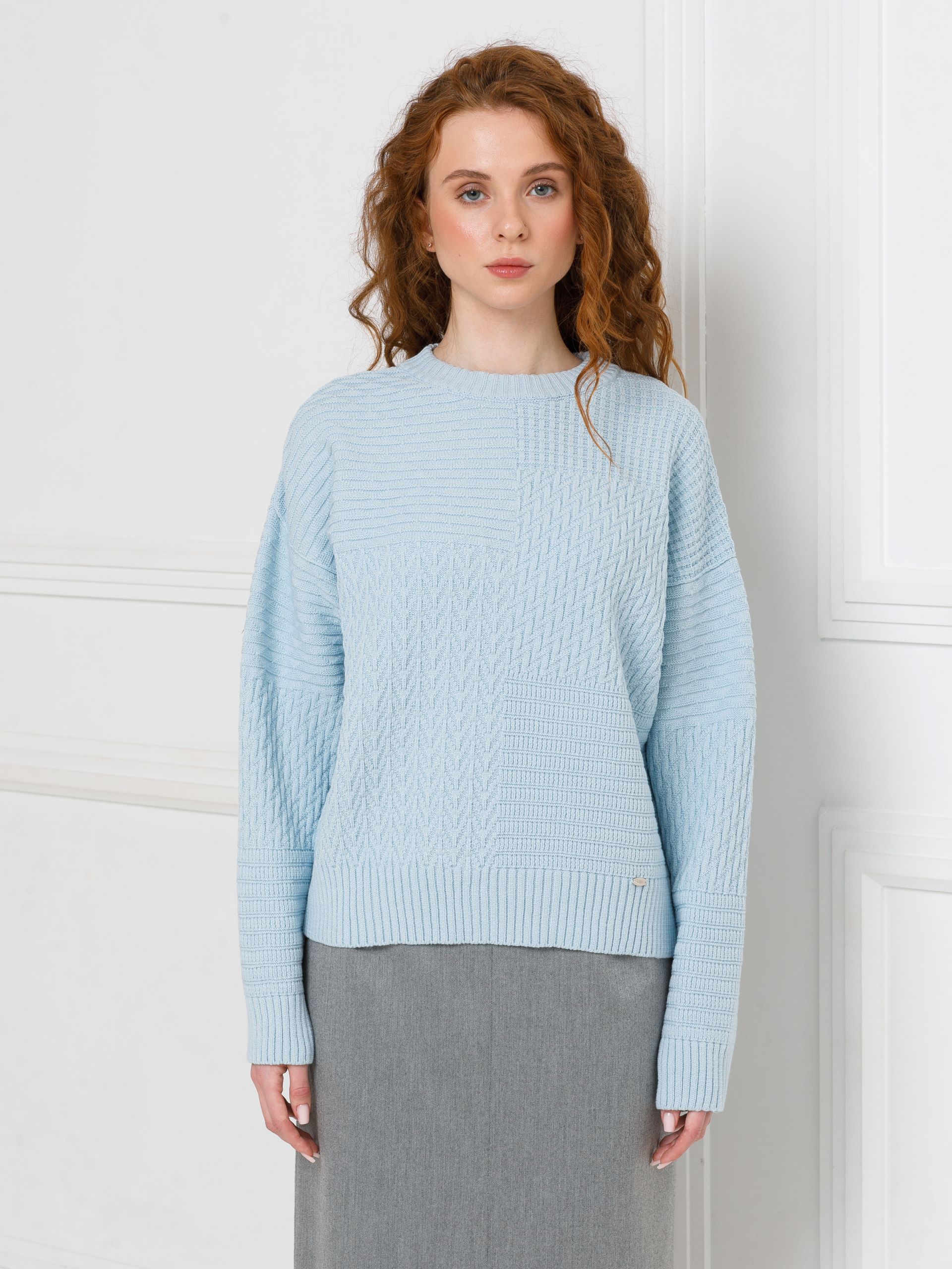 Джемпер вязаный с длинными рукавами Priz(фото3)