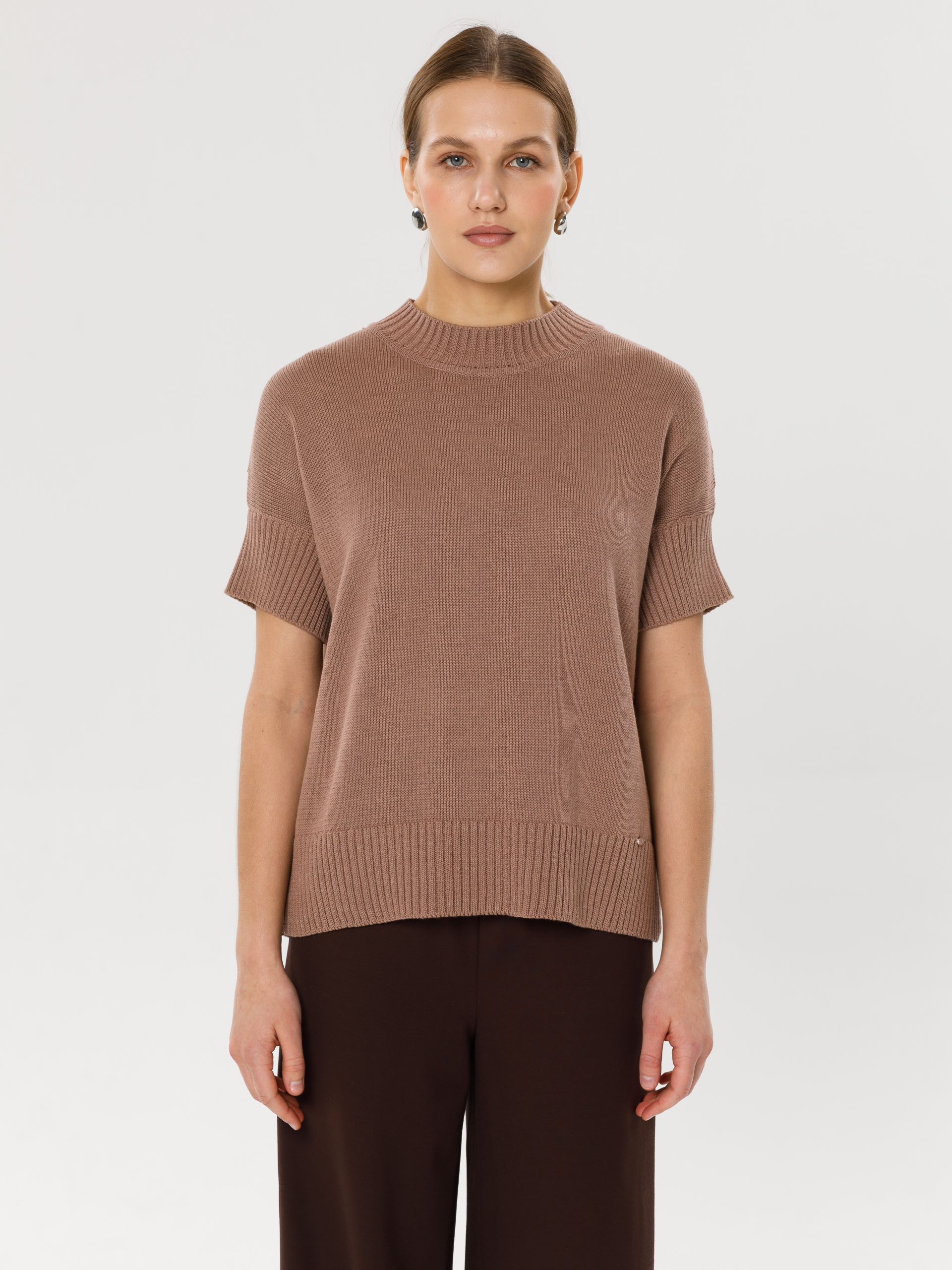 Джемпер вязаный с короткими рукавами Priz(фото4)