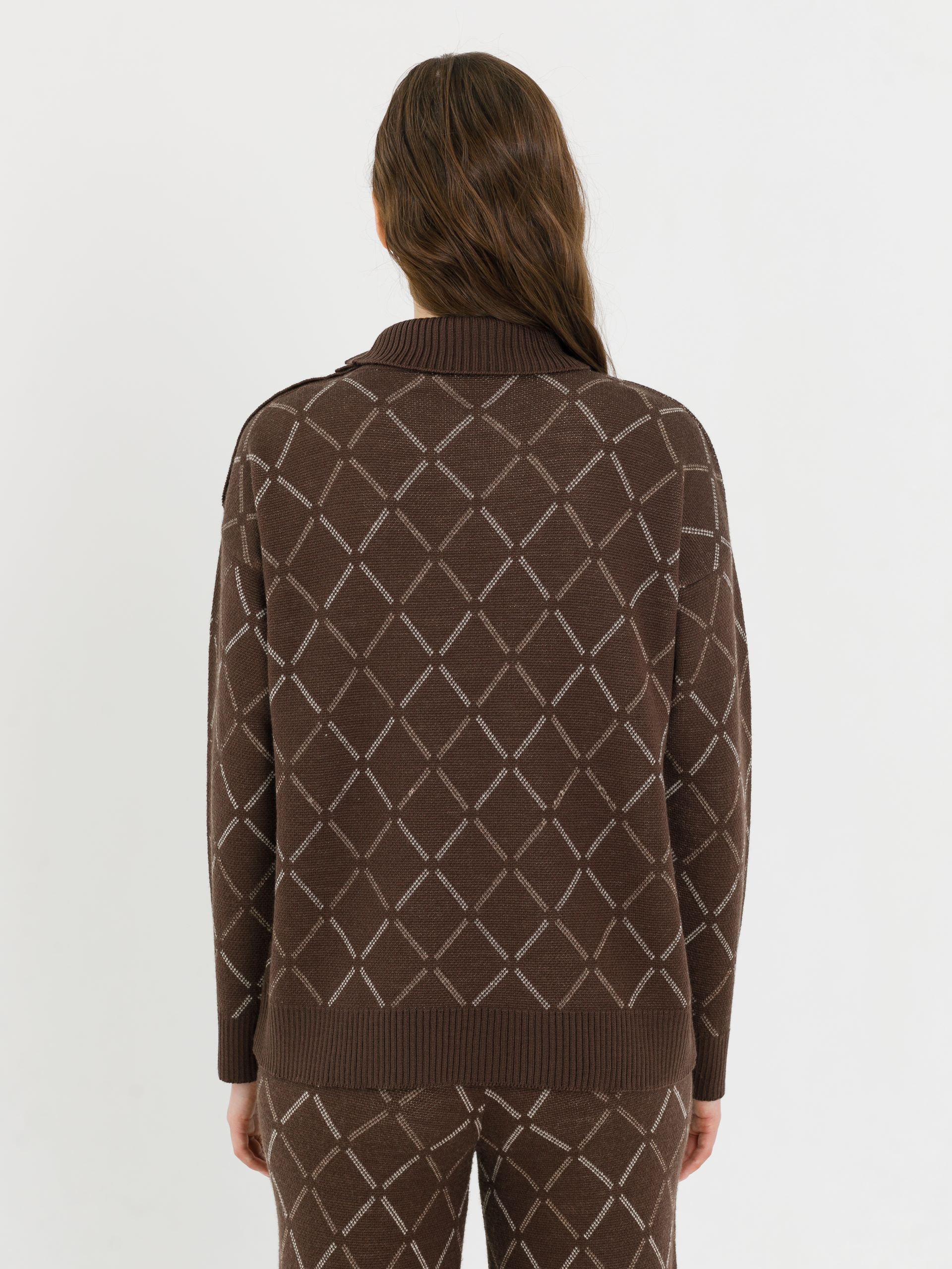 Джемпер вязаный с длинными рукавами Priz(фото5)