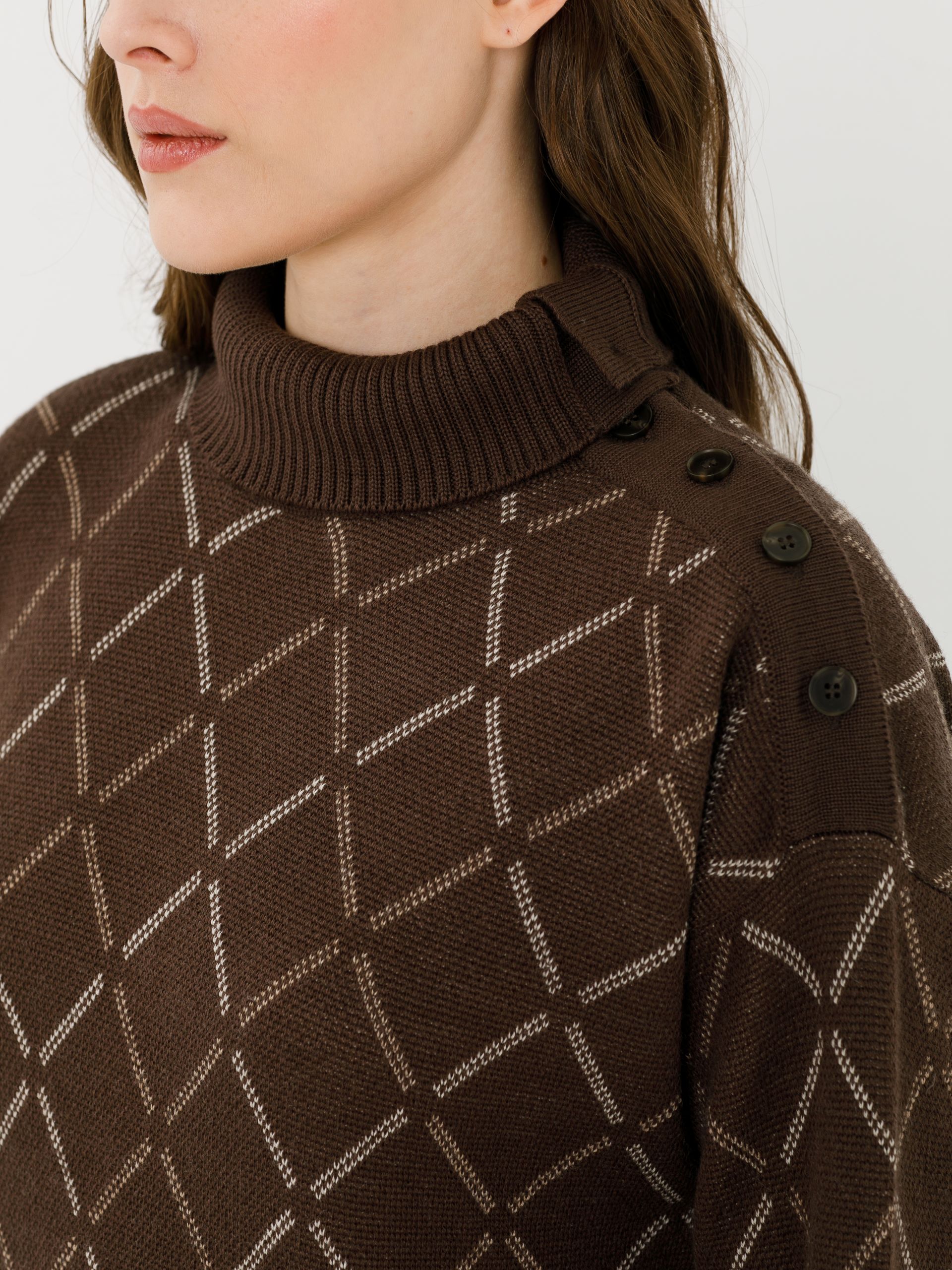 Джемпер вязаный с длинными рукавами Priz(фото4)