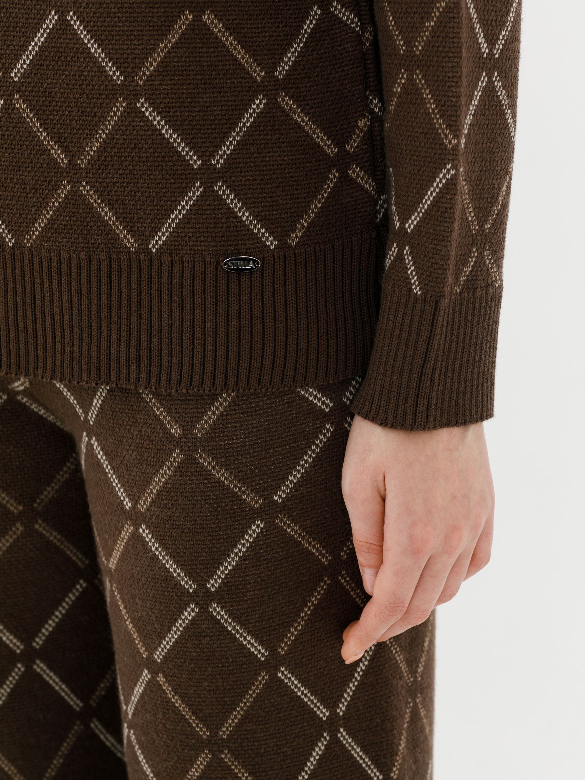 Джемпер вязаный с длинными рукавами Priz(фото6)