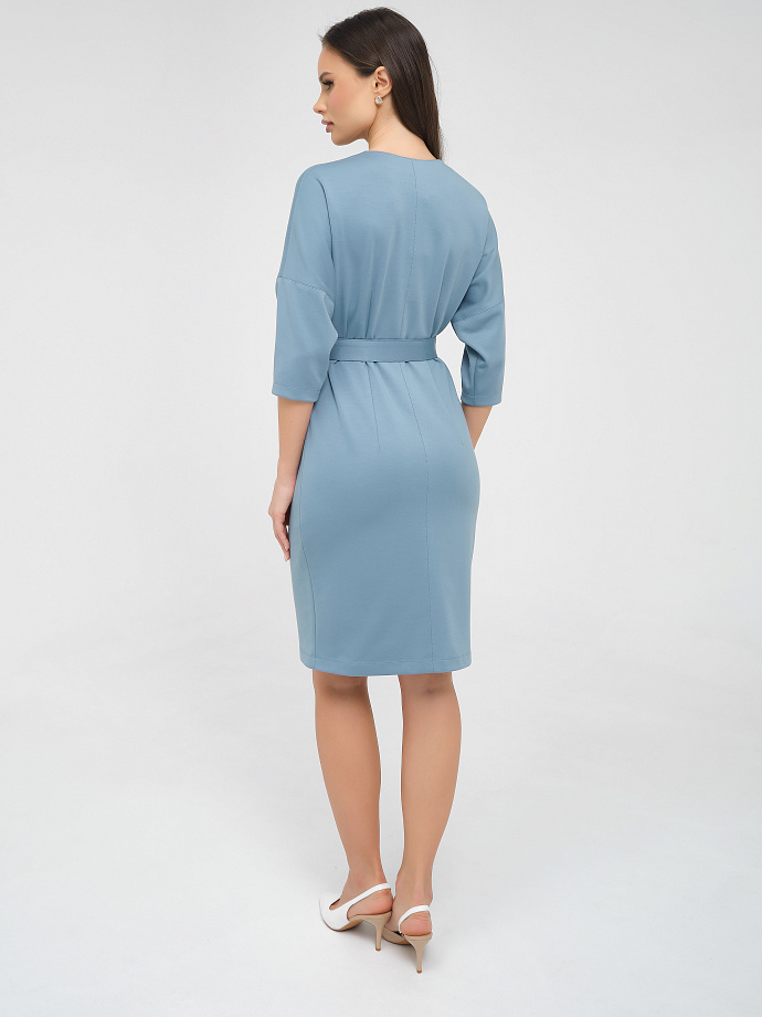 Платье трикотажное с поясом Priz(фото4)