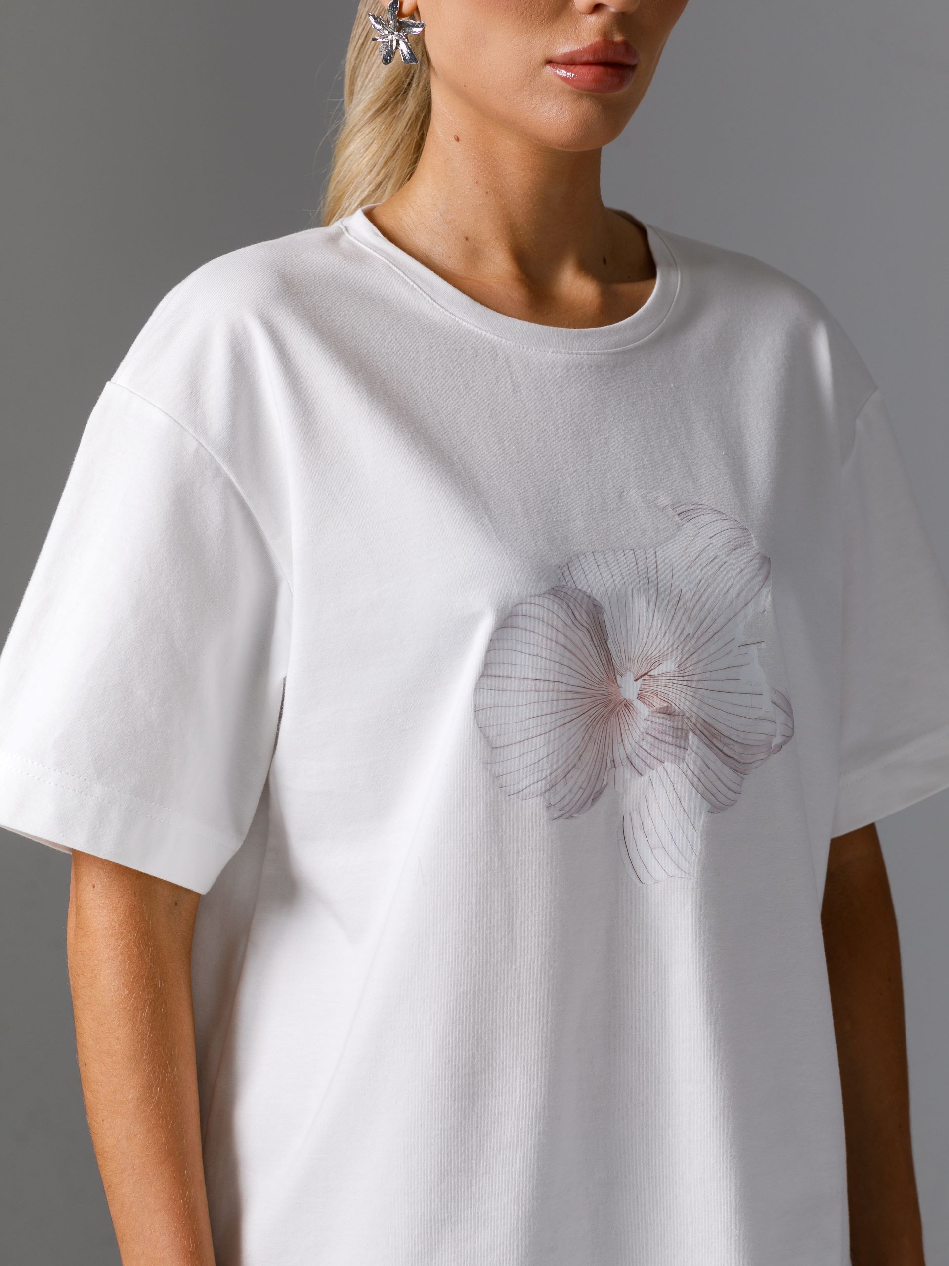 Футболка белая с принтом Priz(фото4)