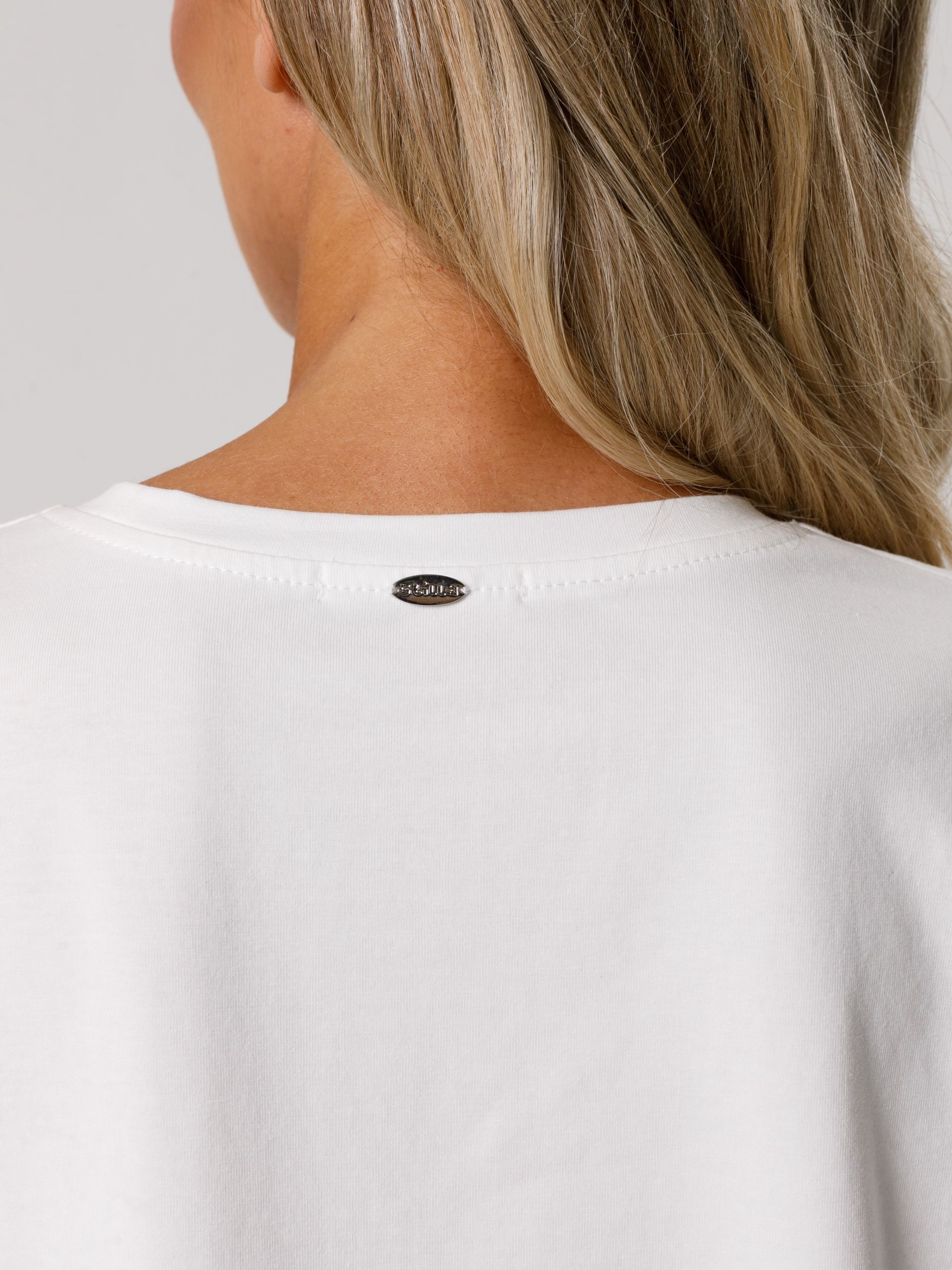 Футболка молочного цвета с принтом Priz(фото5)