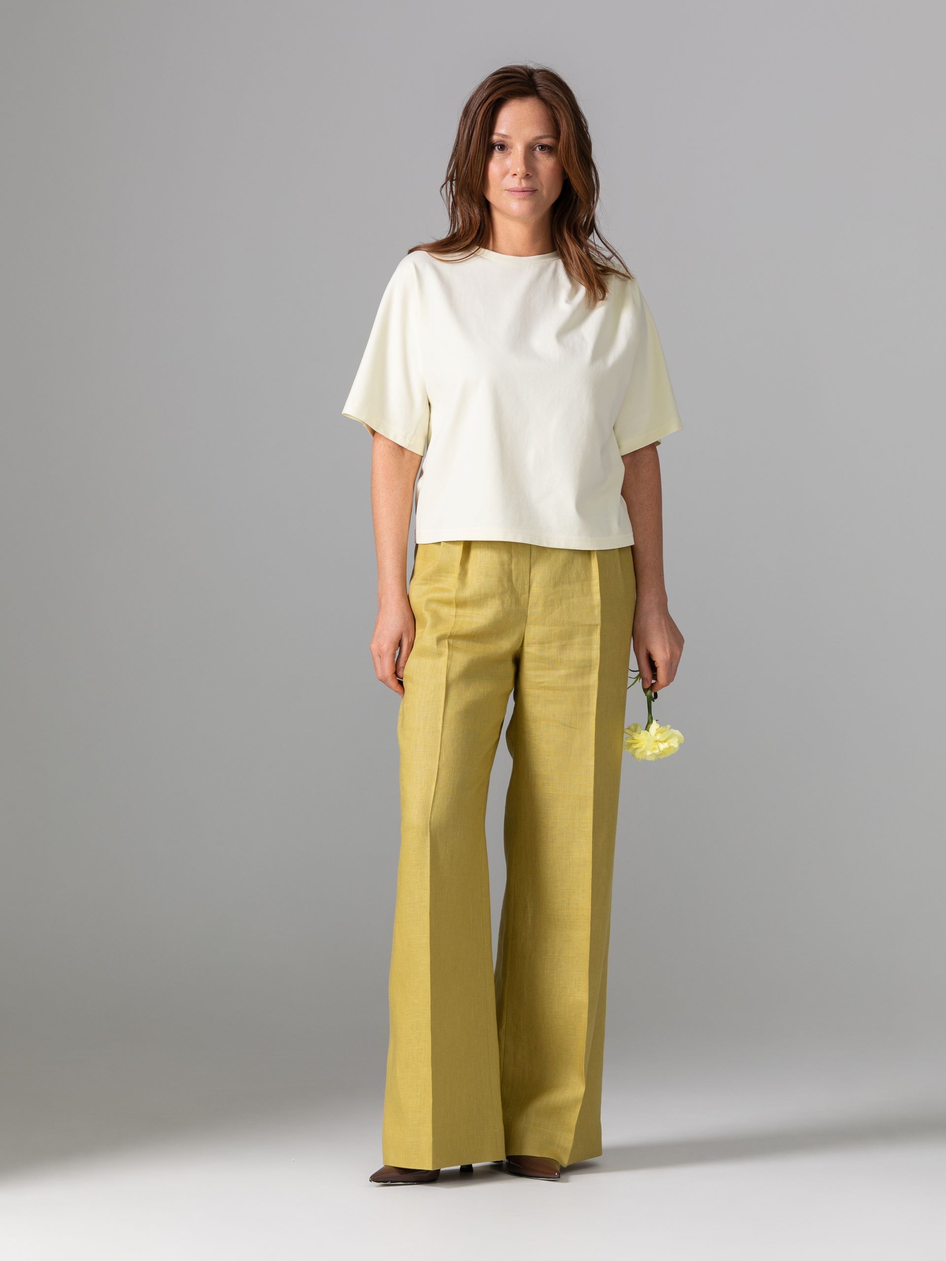 Футболка трикотажная в цвете слоновая кость Priz(фото2)