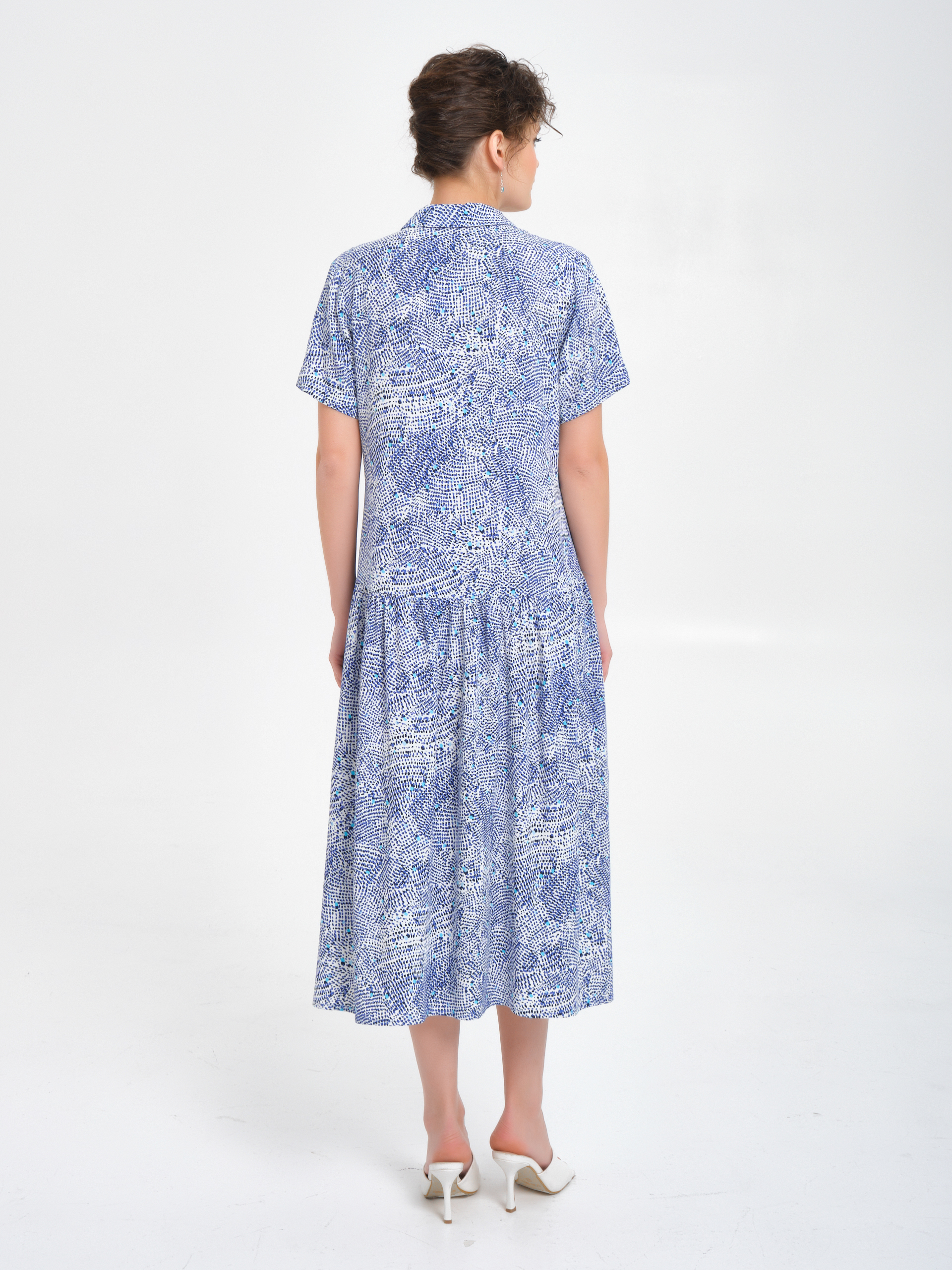 Платье из вискозы с принтом Priz(фото5)