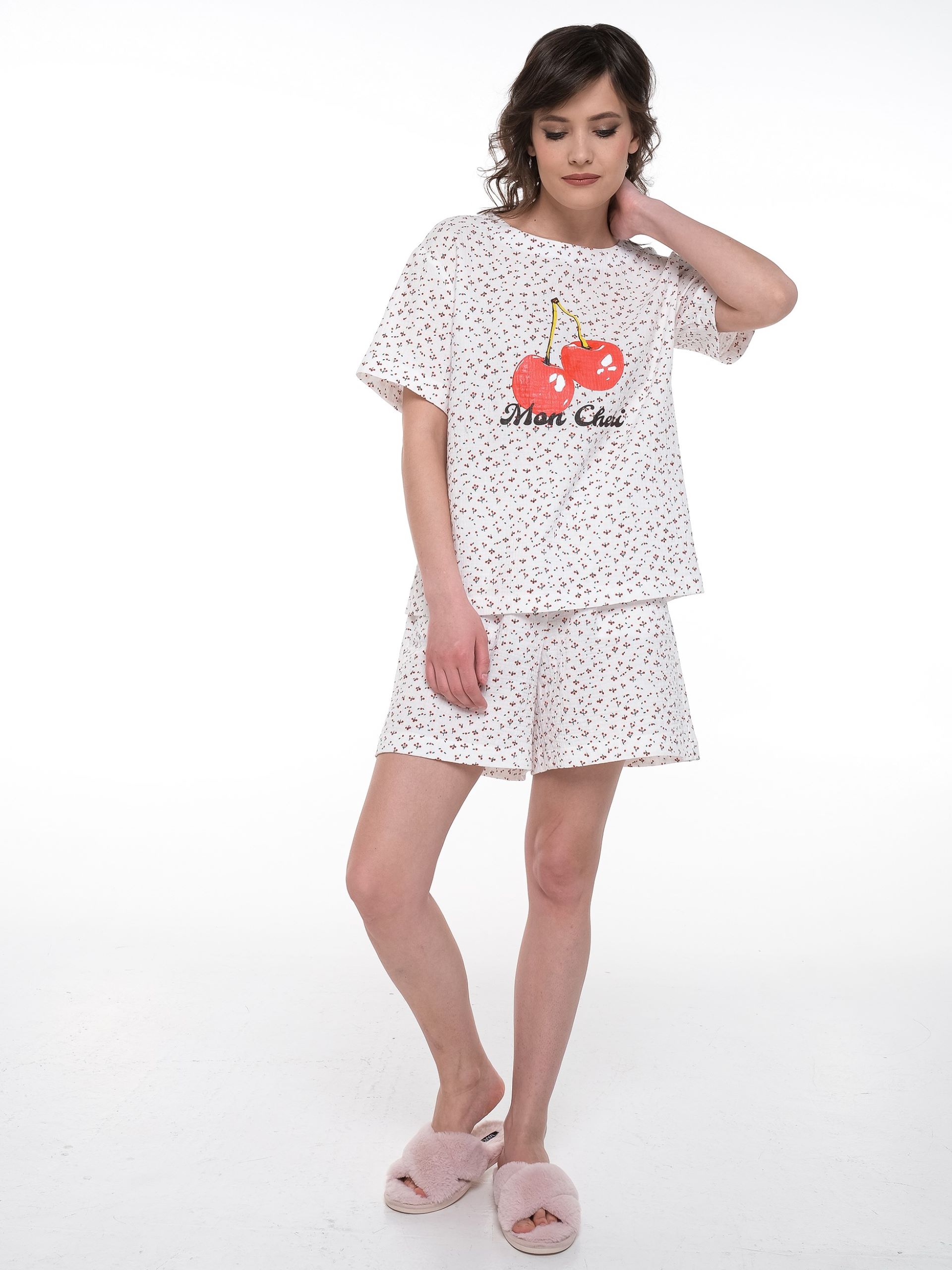 Шорты из муслина с принтом Priz(фото2)