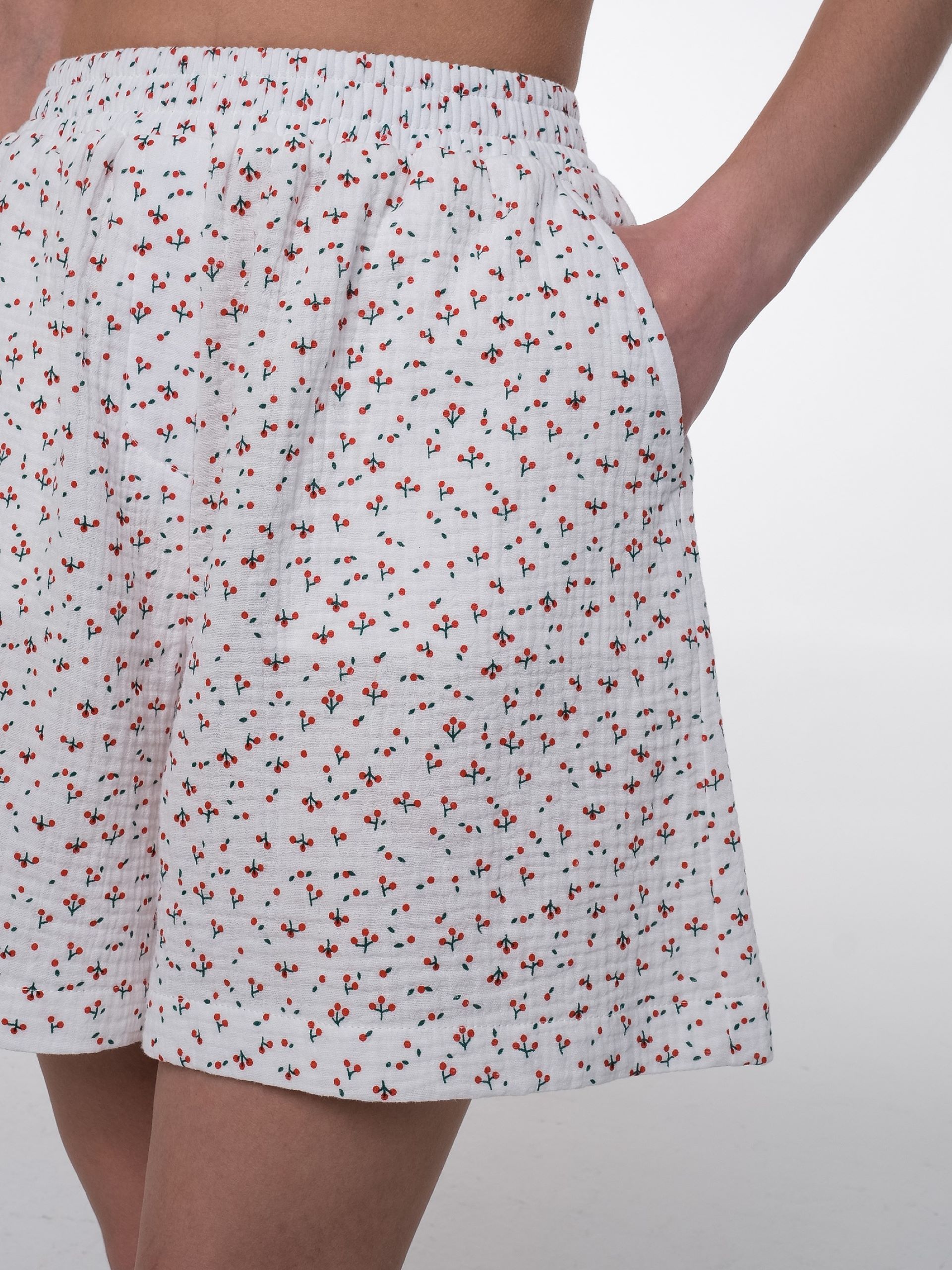 Шорты из муслина с принтом Priz(фото4)