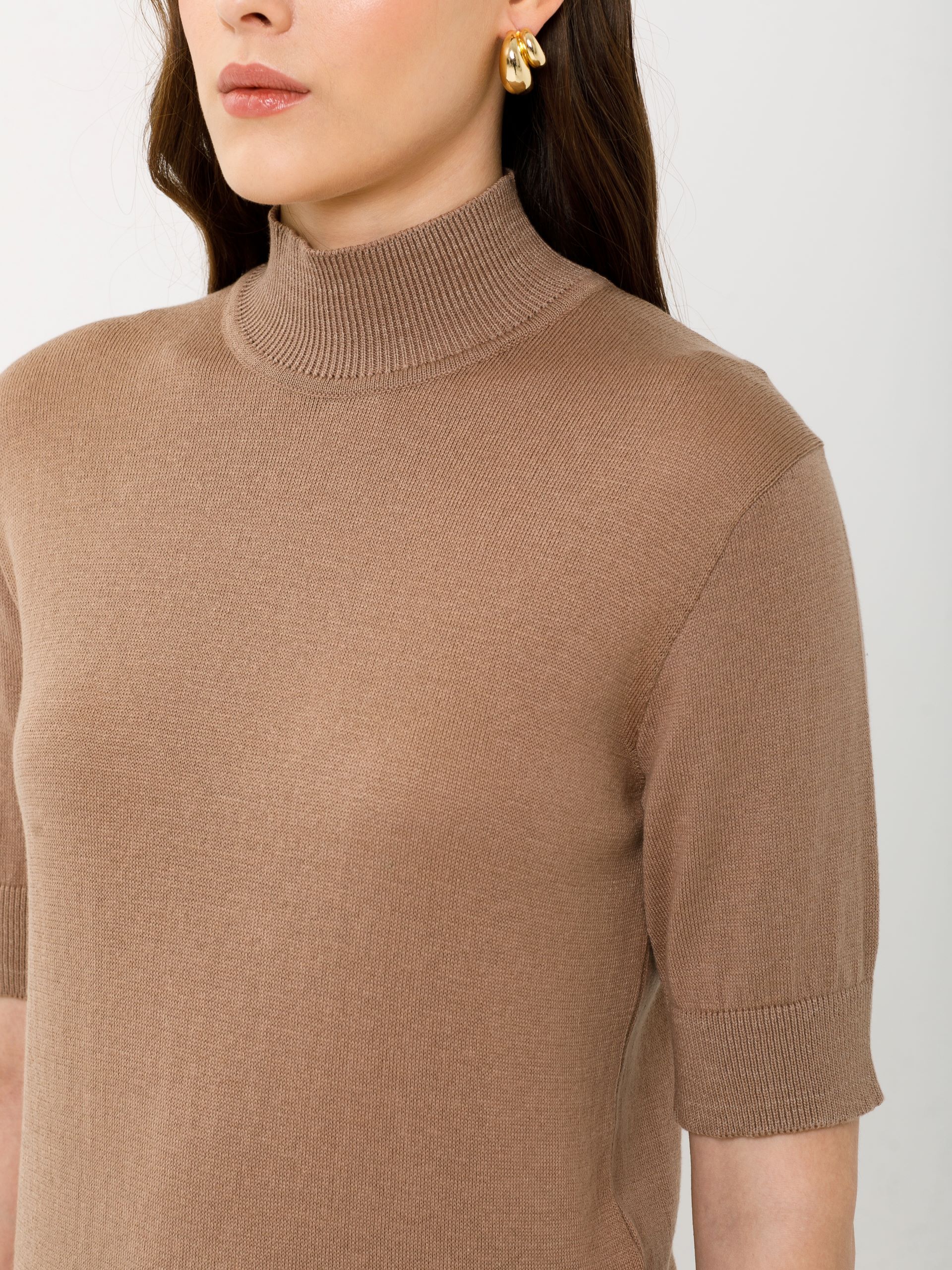 Водолазка вязаная с коротким рукавом Priz(фото4)