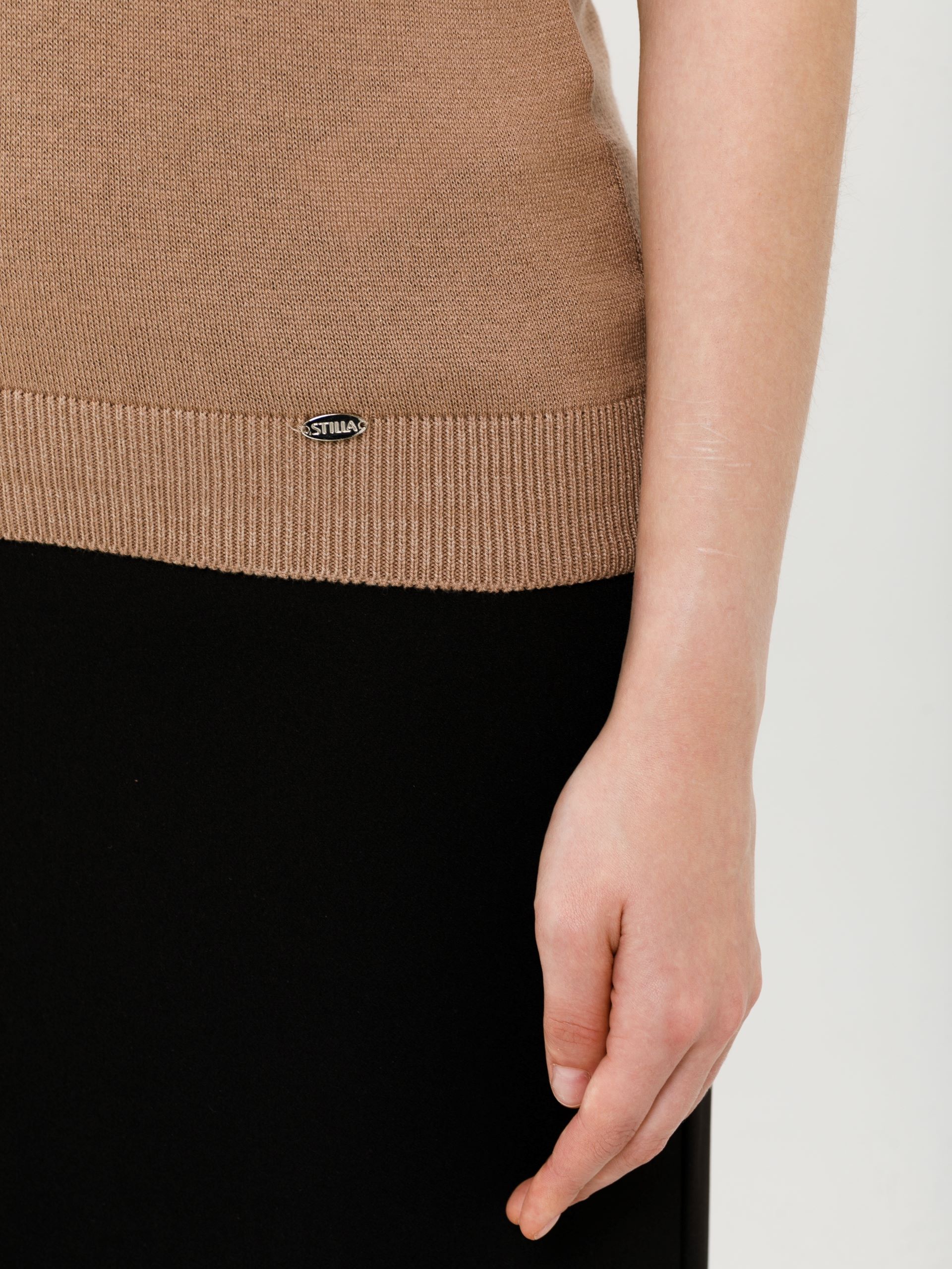 Водолазка вязаная с коротким рукавом Priz(фото5)