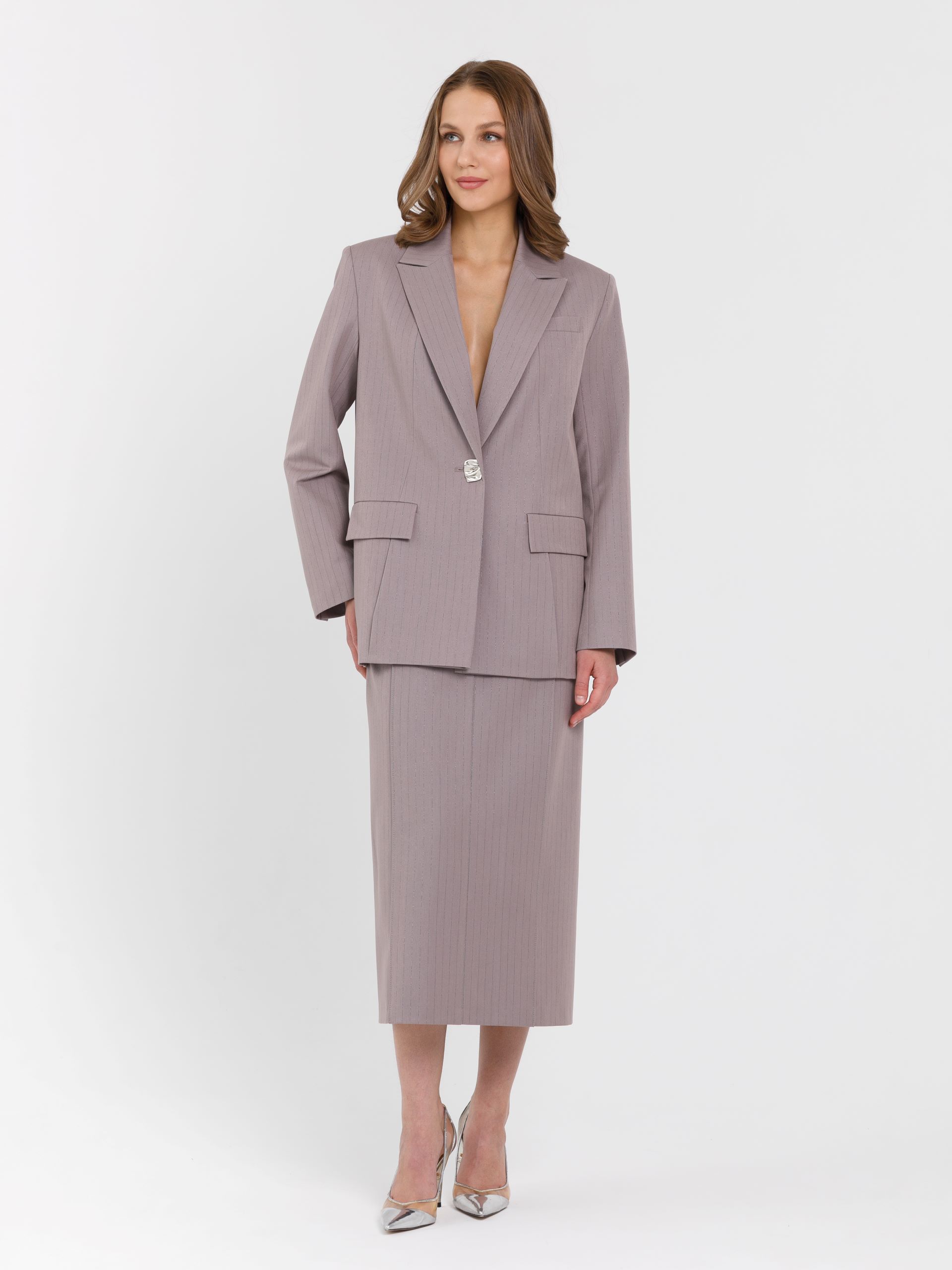 Юбка длинная в полоску Priz(фото3)