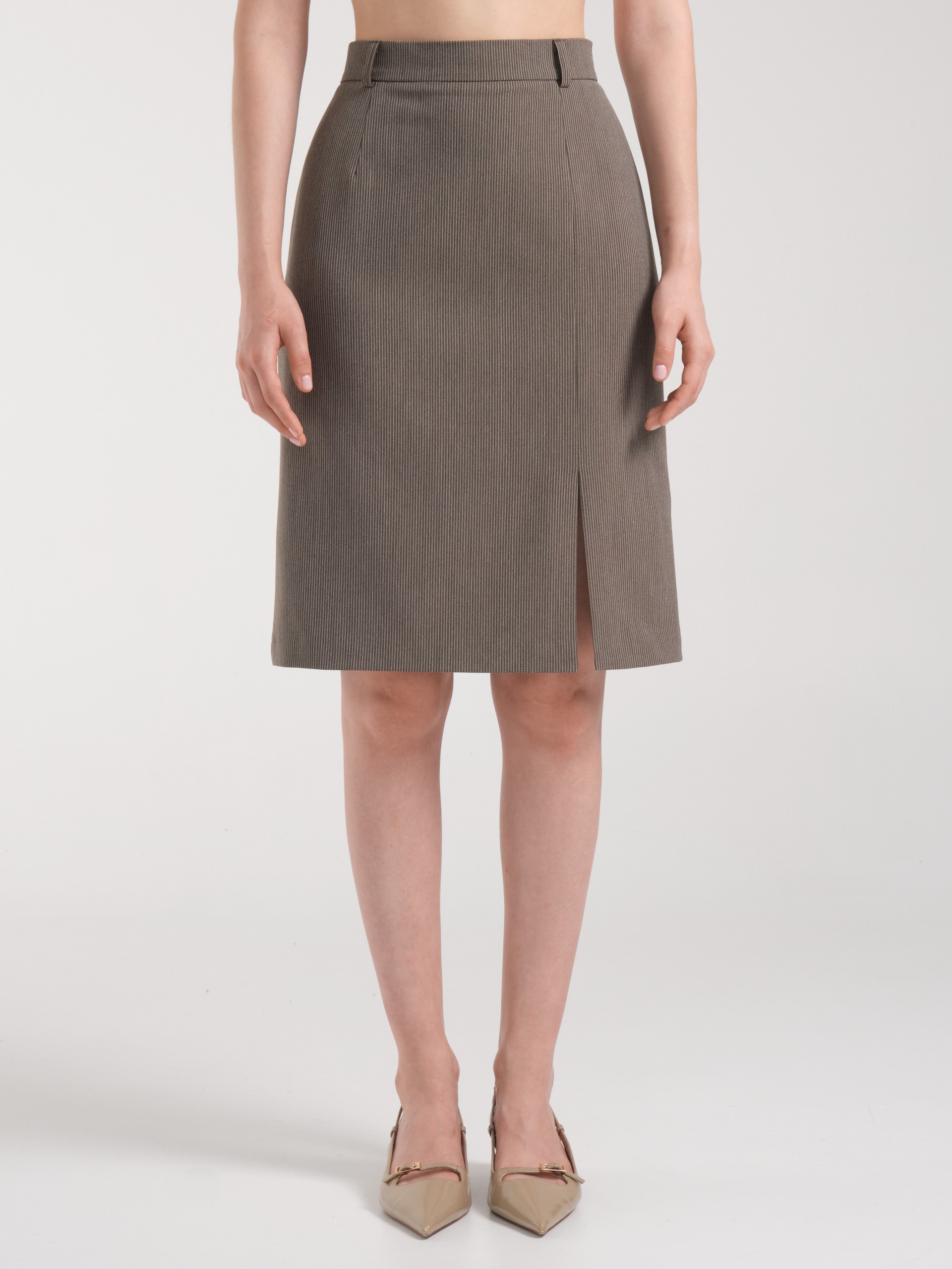 Юбка-карандаш в тонкую полоску Priz(фото4)