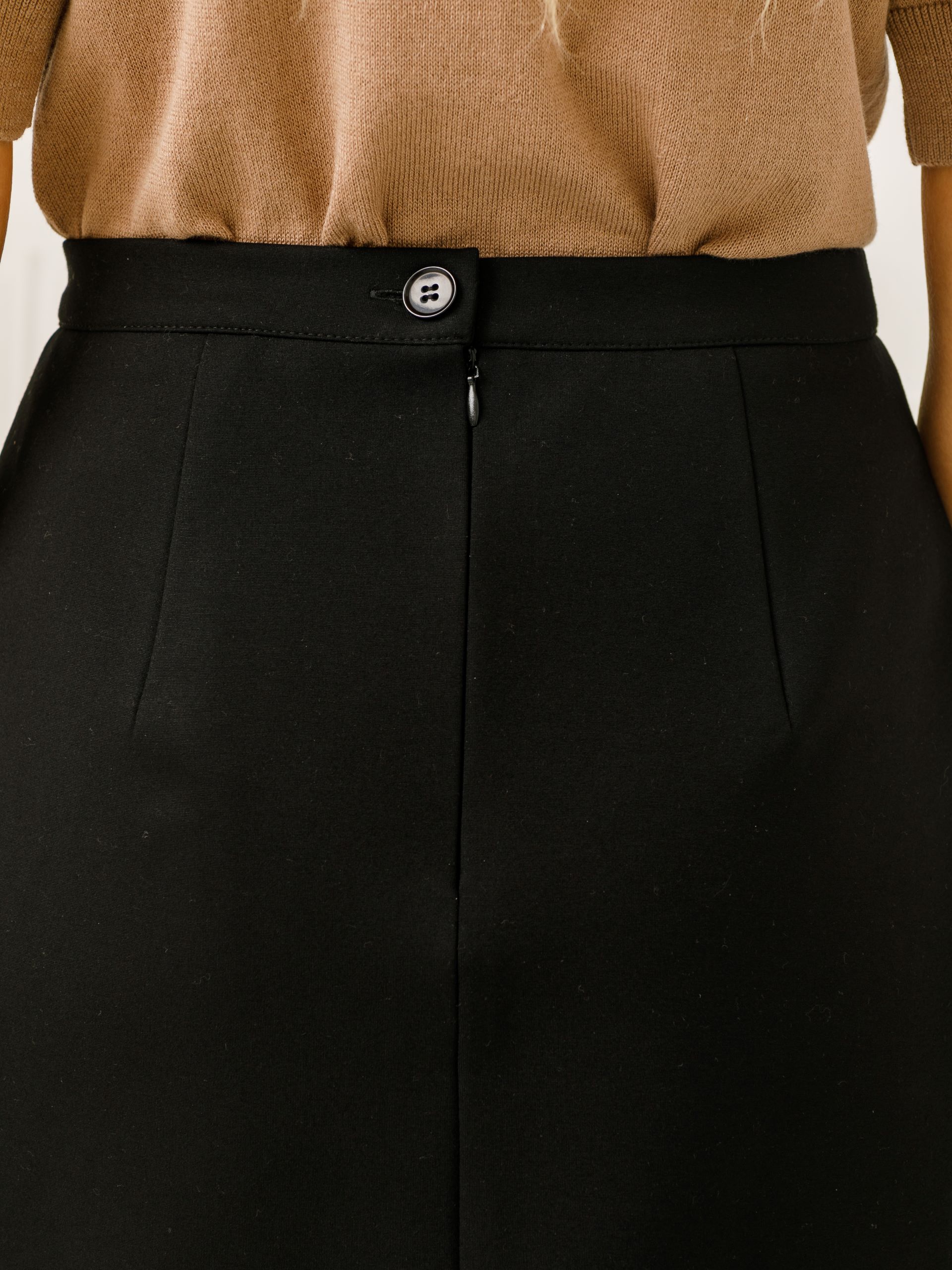 Юбка чёрная трикотажная Priz(фото5)