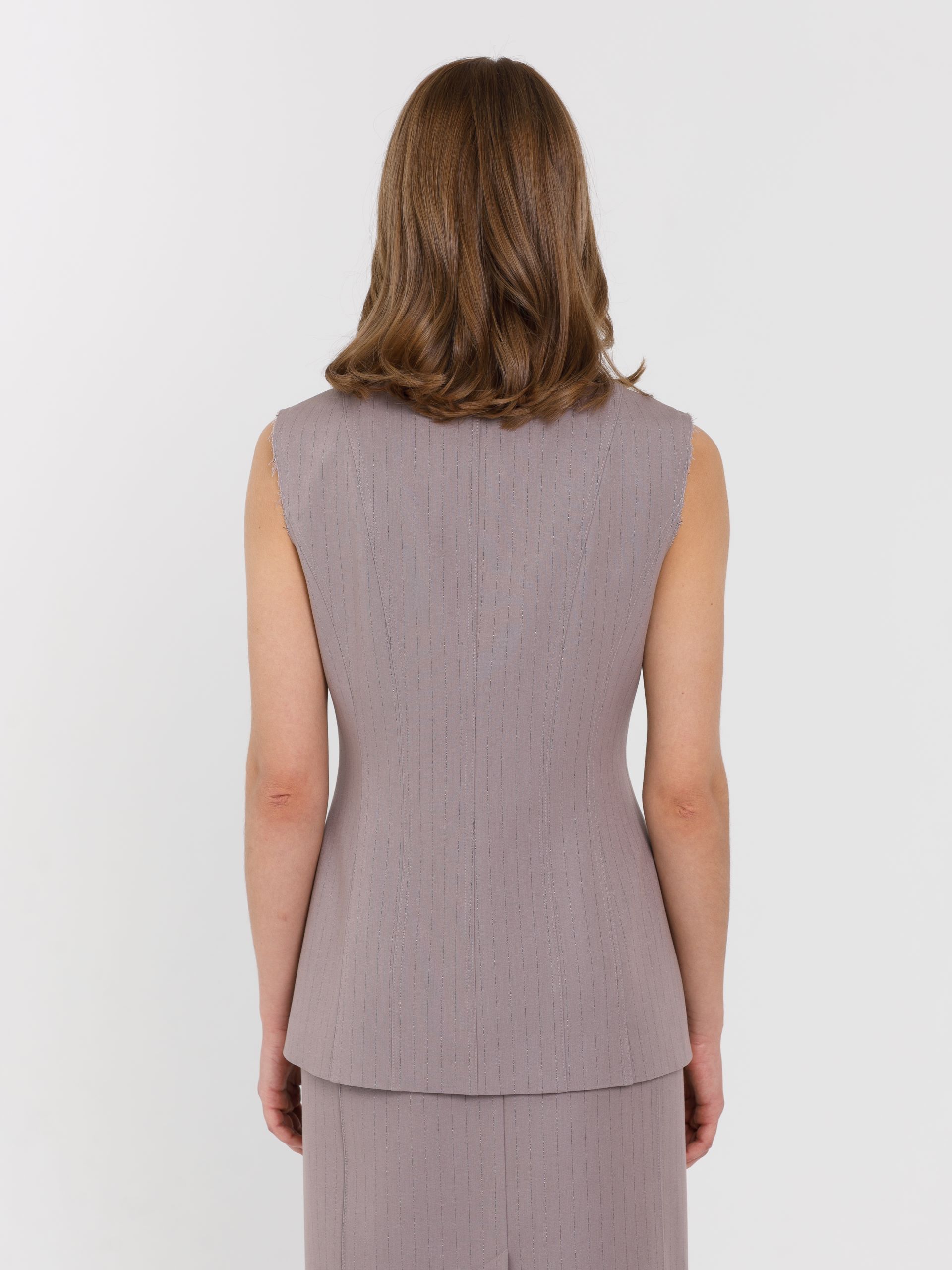 Жилет в полоску с карманами Priz(фото7)