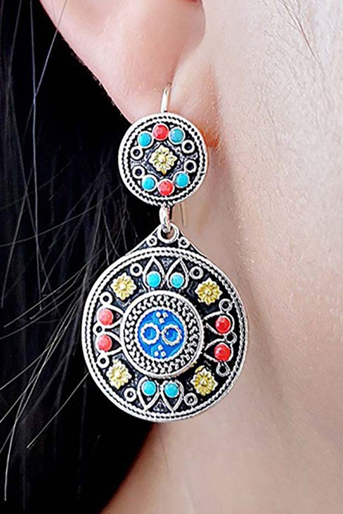 Серьги на крючках в винтажном стиле Rada(фото2)