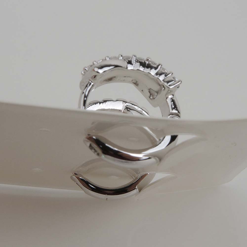 Серьги с замком кольцо Rada(фото3)