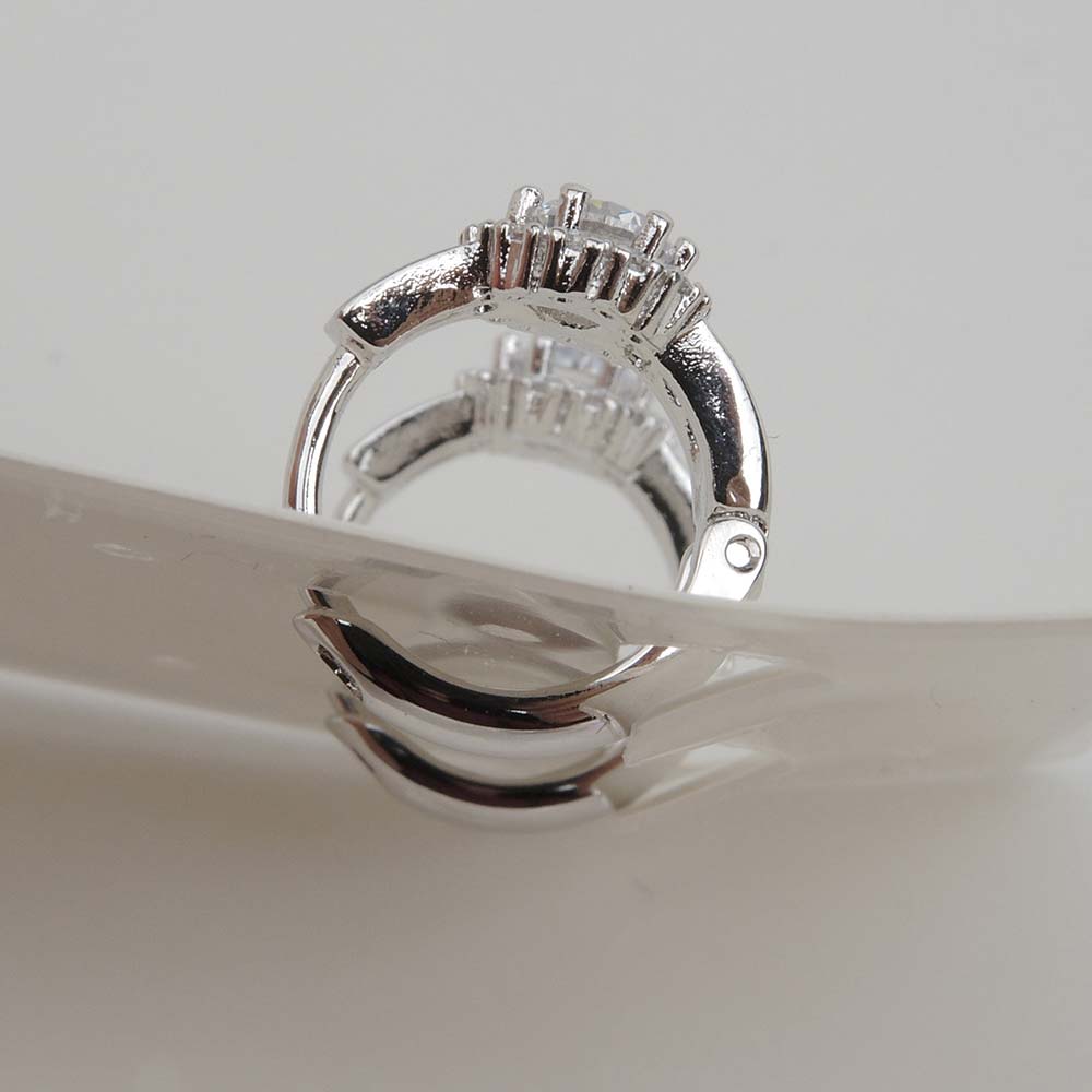 Серьги с замком кольцо Rada(фото3)