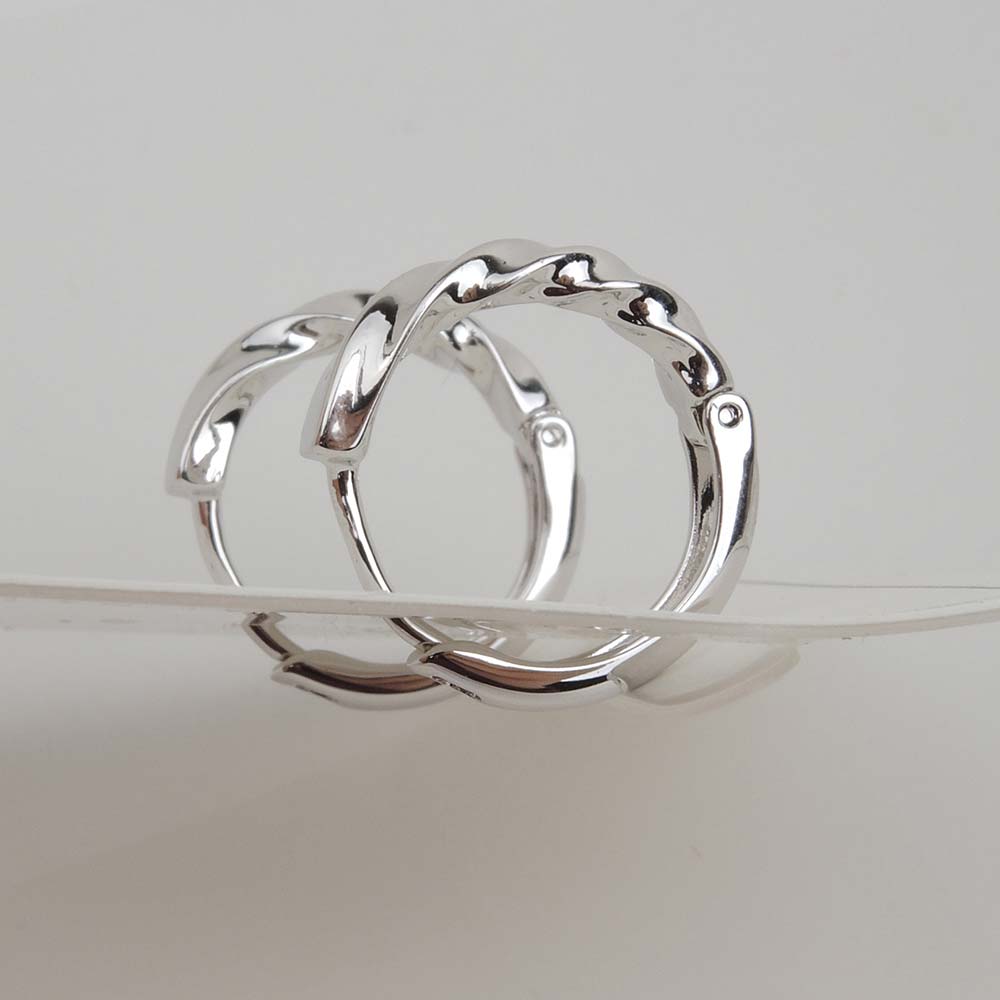 Серьги с замком кольцо Rada(фото2)