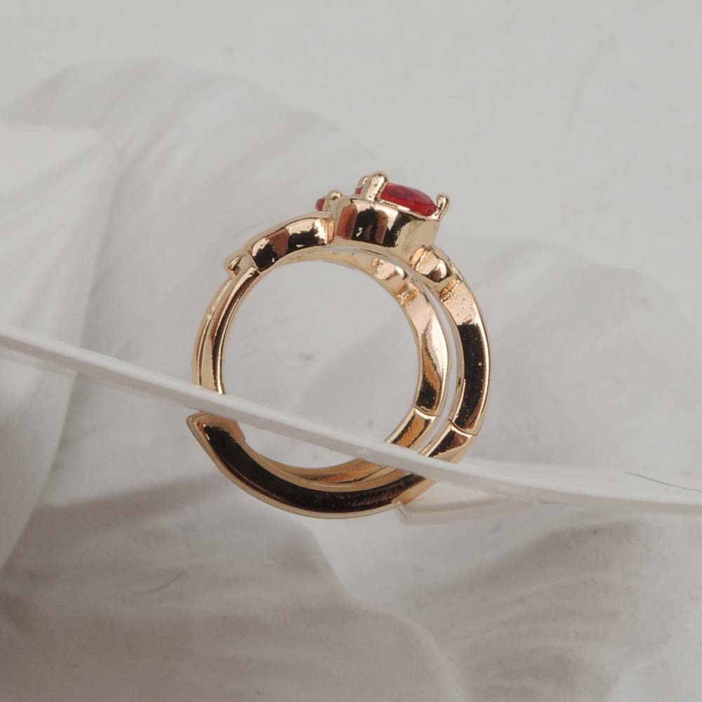 Серьги с замком кольцо Rada(фото2)