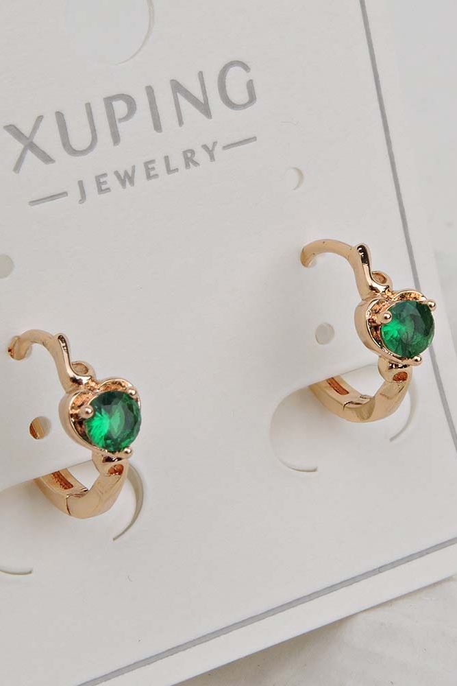 Серьги с замком кольцо Rada